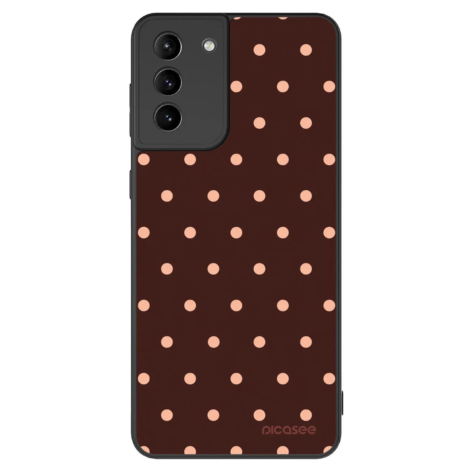 Picasee ULTIMATE CASE για Samsung Galaxy S21+ 5G G996F - Peach Dots & Chocolate