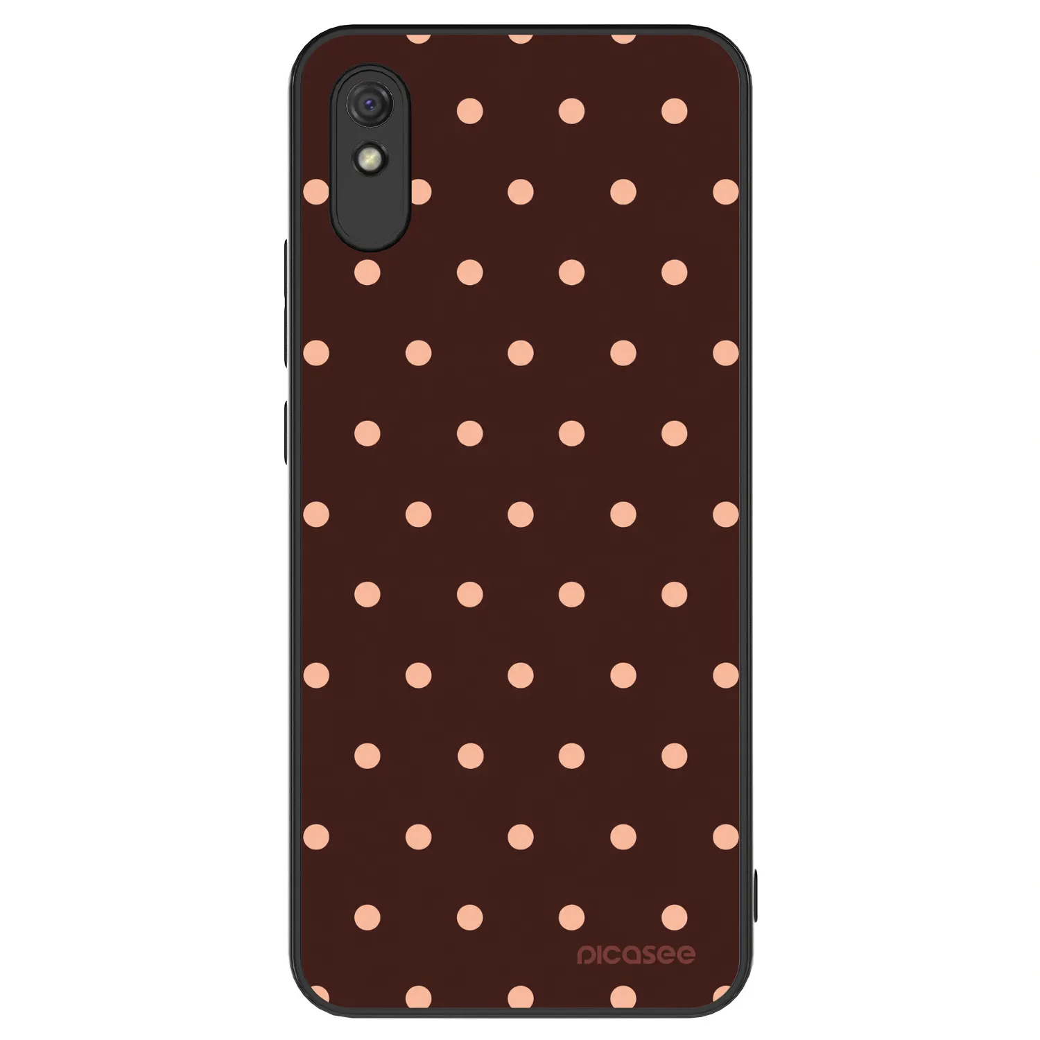 Picasee ULTIMATE CASE για Xiaomi Redmi 9AT - Peach Dots & Chocolate