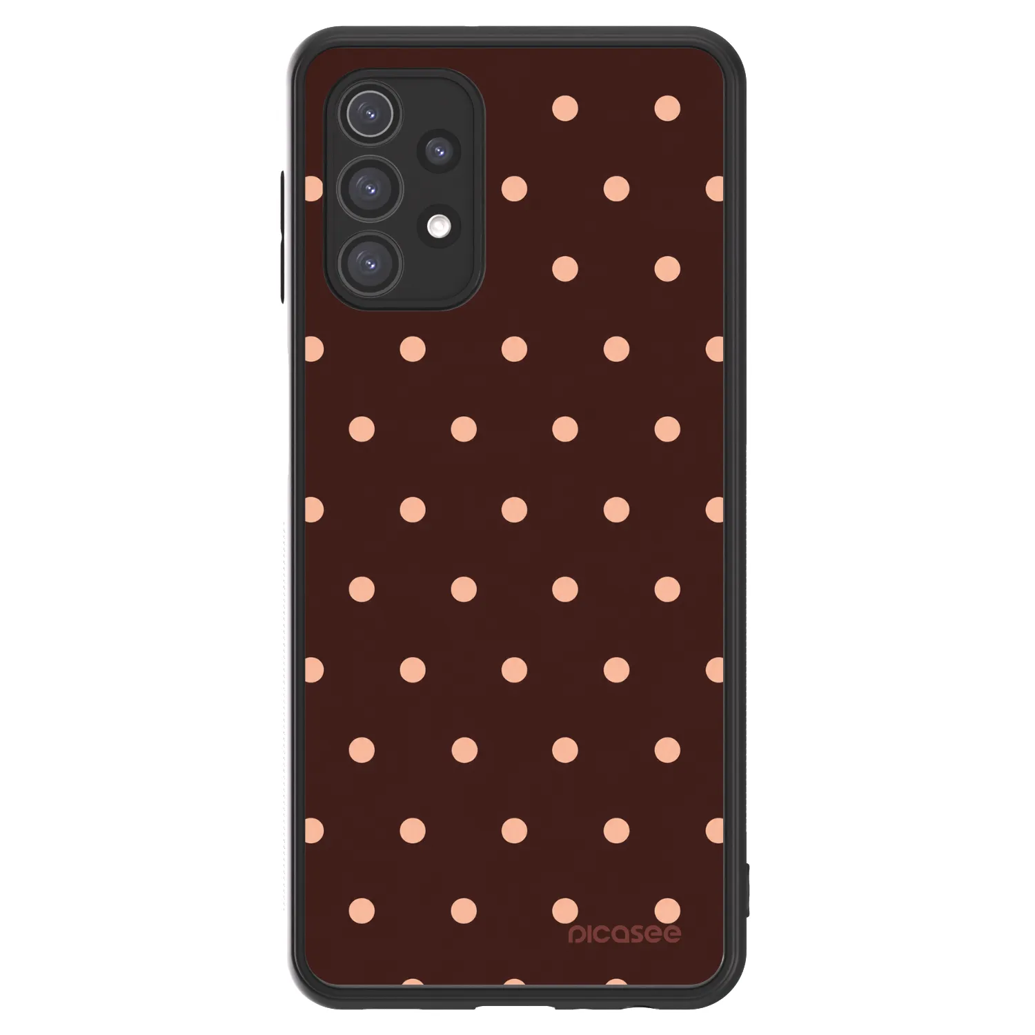 Picasee ULTIMATE CASE για Samsung Galaxy A32 5G A326B - Peach Dots & Chocolate