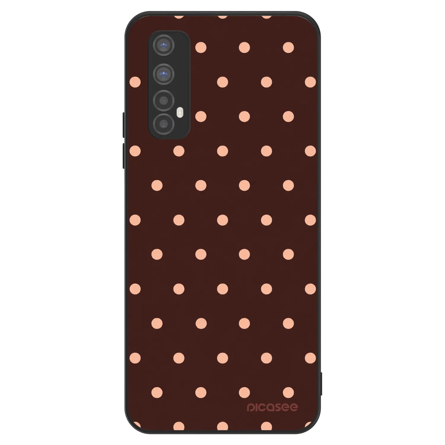 Picasee ULTIMATE CASE για Realme 7 - Peach Dots & Chocolate