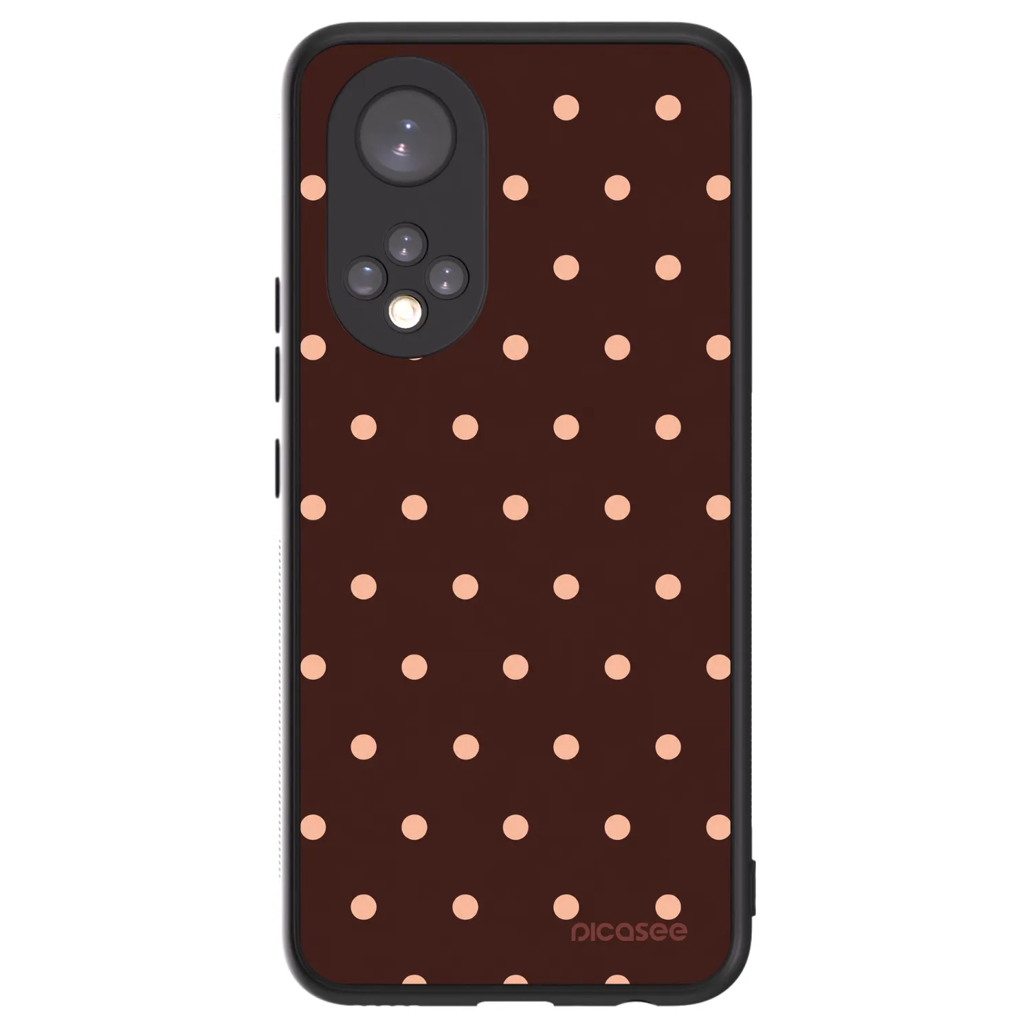 Picasee ULTIMATE CASE για Honor 50 5G - Peach Dots & Chocolate
