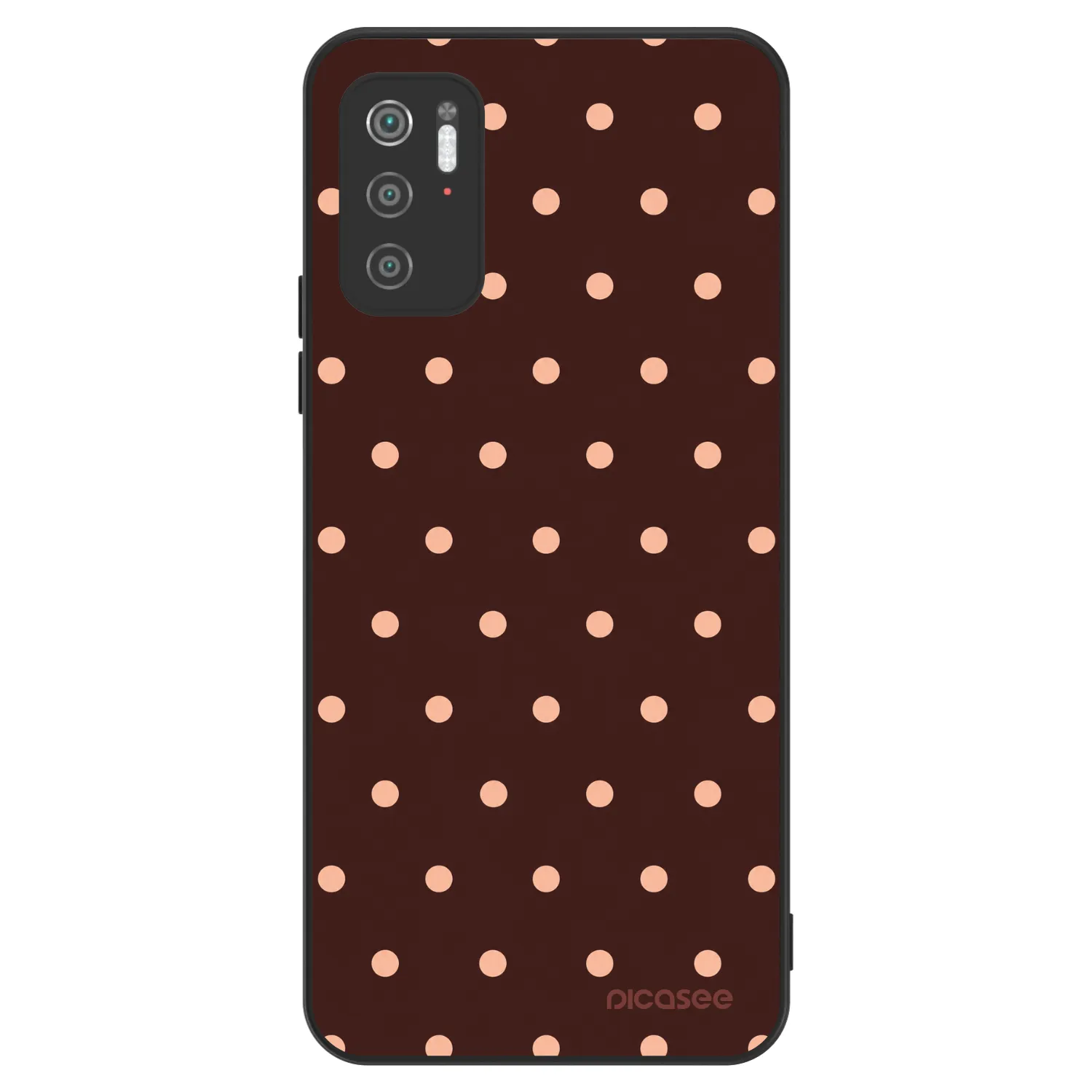 Picasee ULTIMATE CASE για Xiaomi Poco M3 Pro 5G - Peach Dots & Chocolate