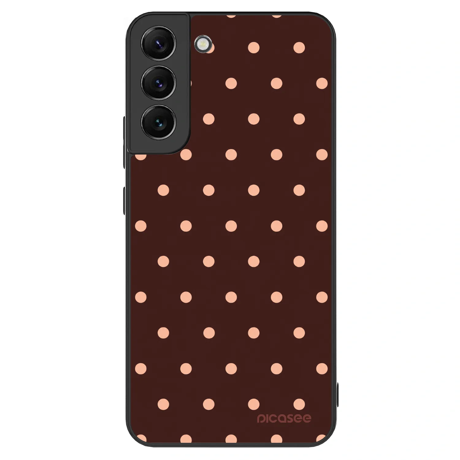 Picasee ULTIMATE CASE για Samsung Galaxy S22+ 5G - Peach Dots & Chocolate