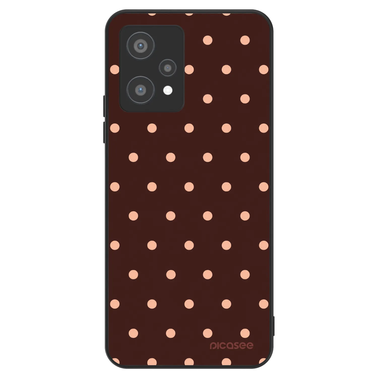 Picasee ULTIMATE CASE για Realme 9 Pro 5G - Peach Dots & Chocolate