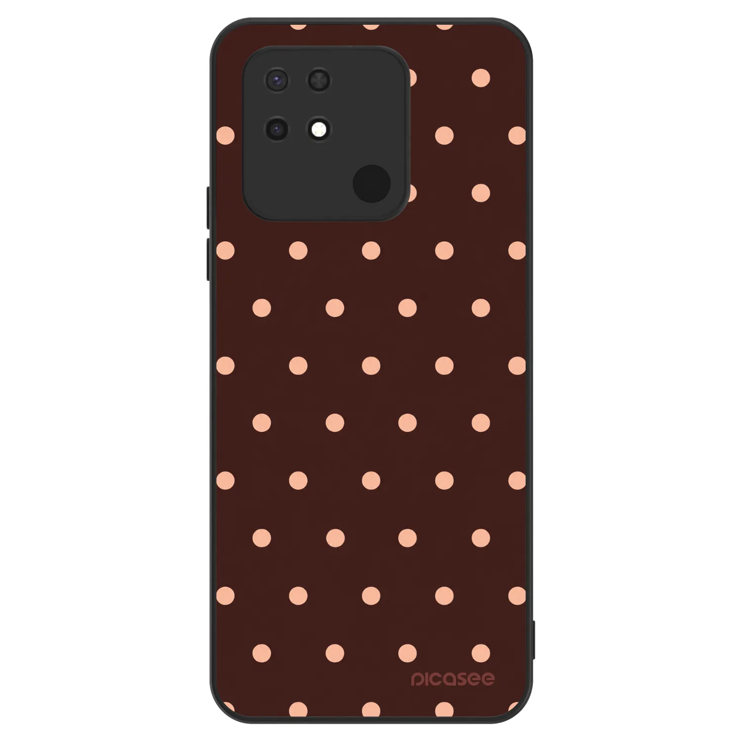 Picasee ULTIMATE CASE για Xiaomi Redmi 10C - Peach Dots & Chocolate