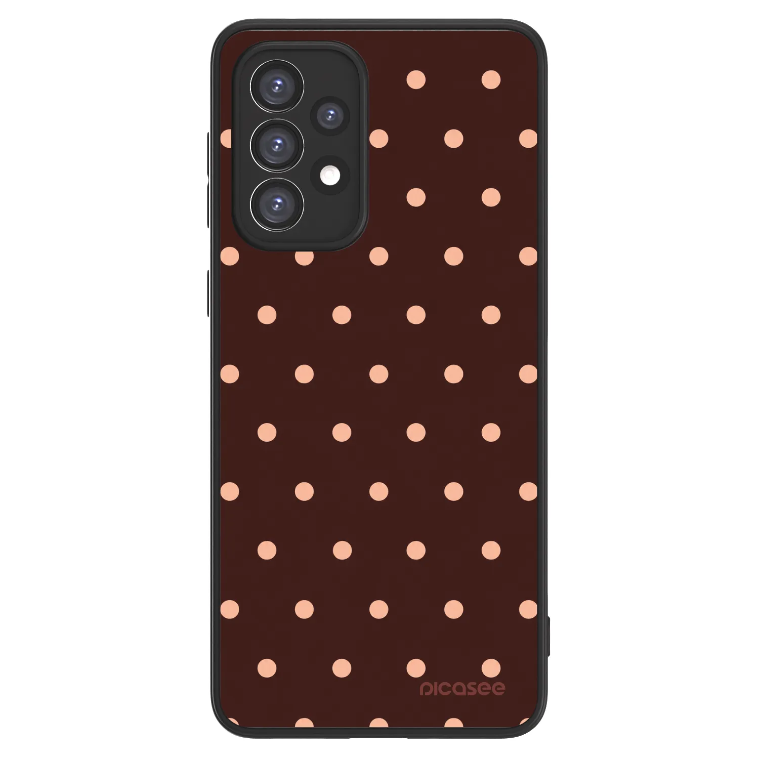 Picasee ULTIMATE CASE για Samsung Galaxy A33 5G A336 - Peach Dots & Chocolate
