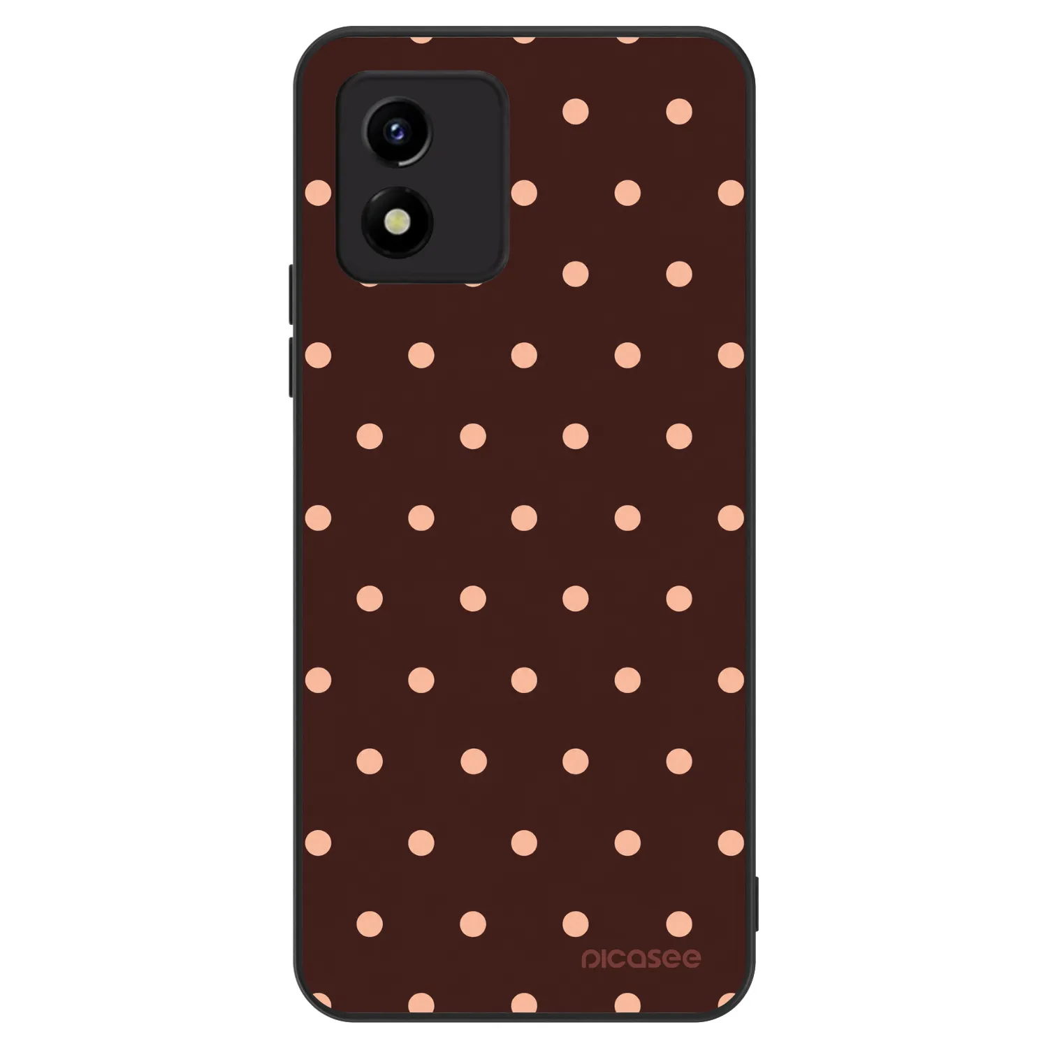 Picasee ULTIMATE CASE για Vivo Y01 - Peach Dots & Chocolate