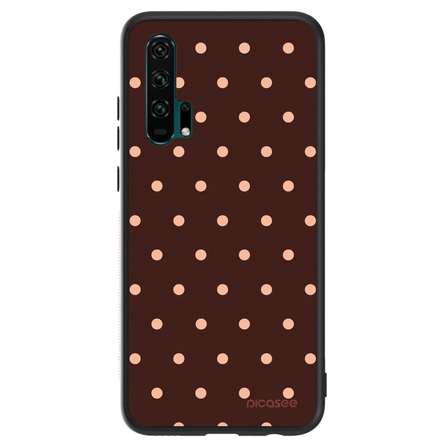Picasee ULTIMATE CASE για Honor 20 Pro - Peach Dots & Chocolate