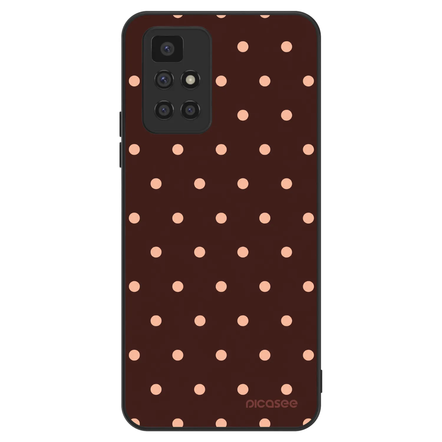 Picasee ULTIMATE CASE για Xiaomi Redmi 10 (2022) - Peach Dots & Chocolate