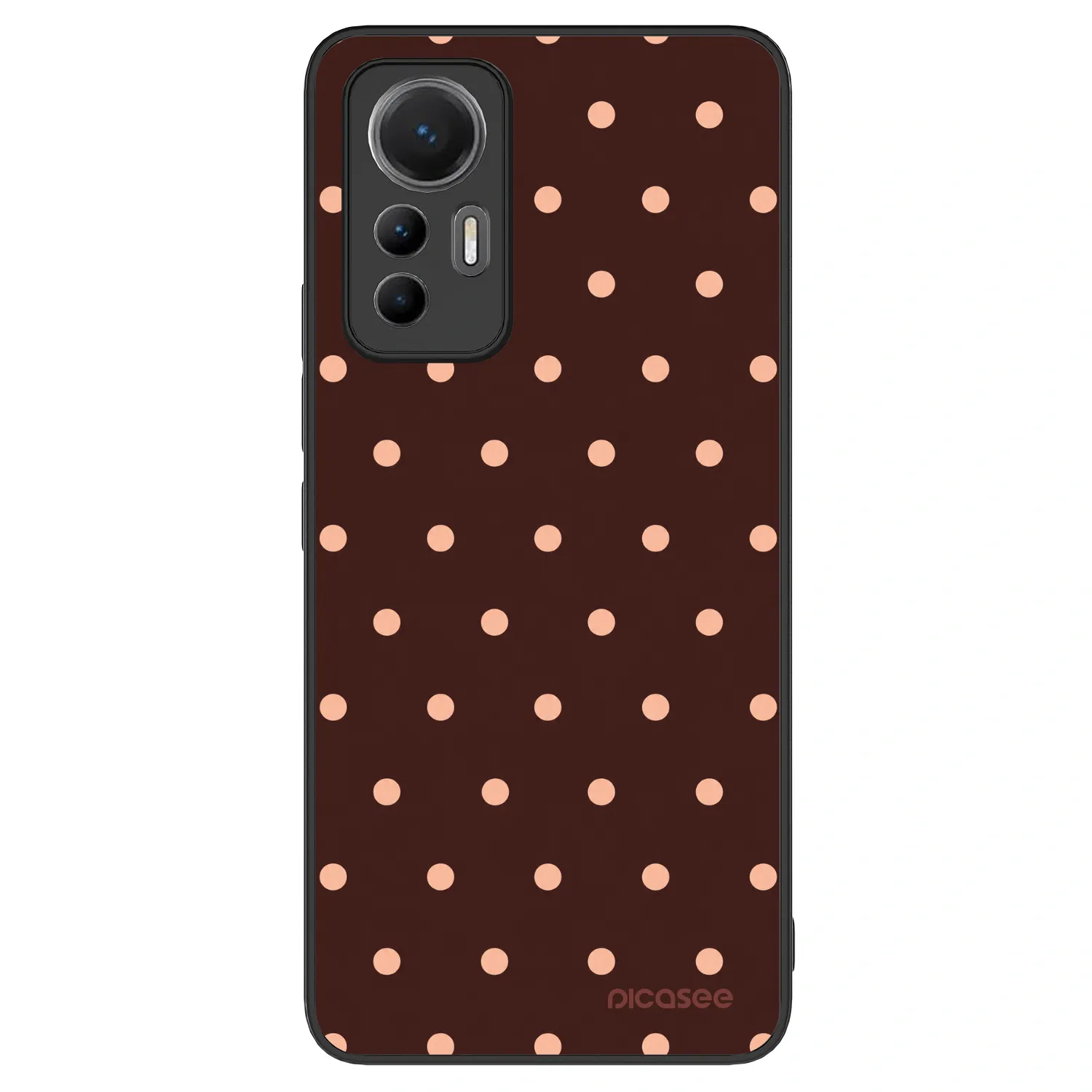 Picasee ULTIMATE CASE για Xiaomi 12 Lite - Peach Dots & Chocolate
