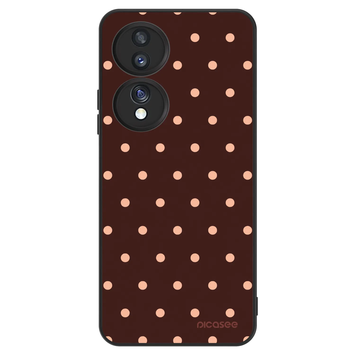 Picasee ULTIMATE CASE για Honor 70 - Peach Dots & Chocolate