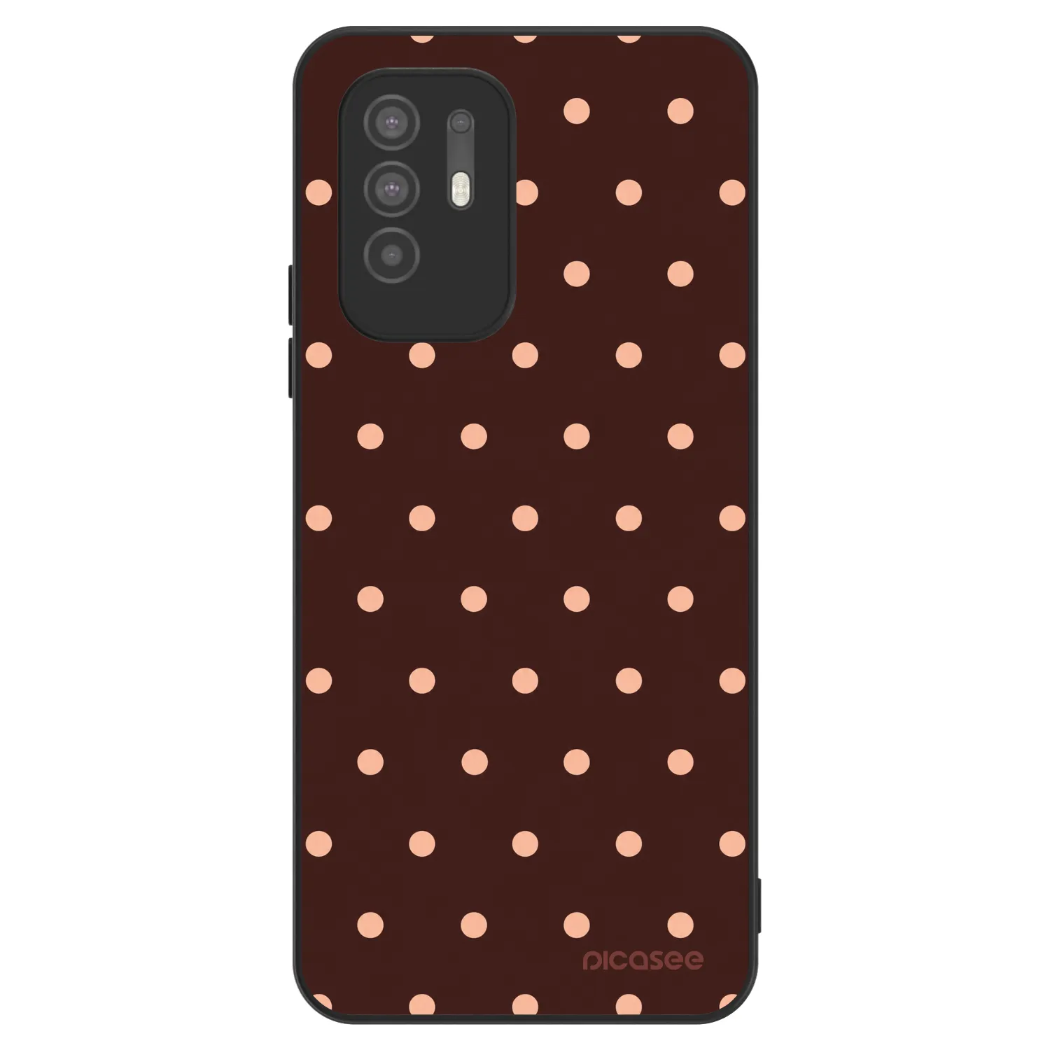 Picasee ULTIMATE CASE για OPPO A94 5G - Peach Dots & Chocolate