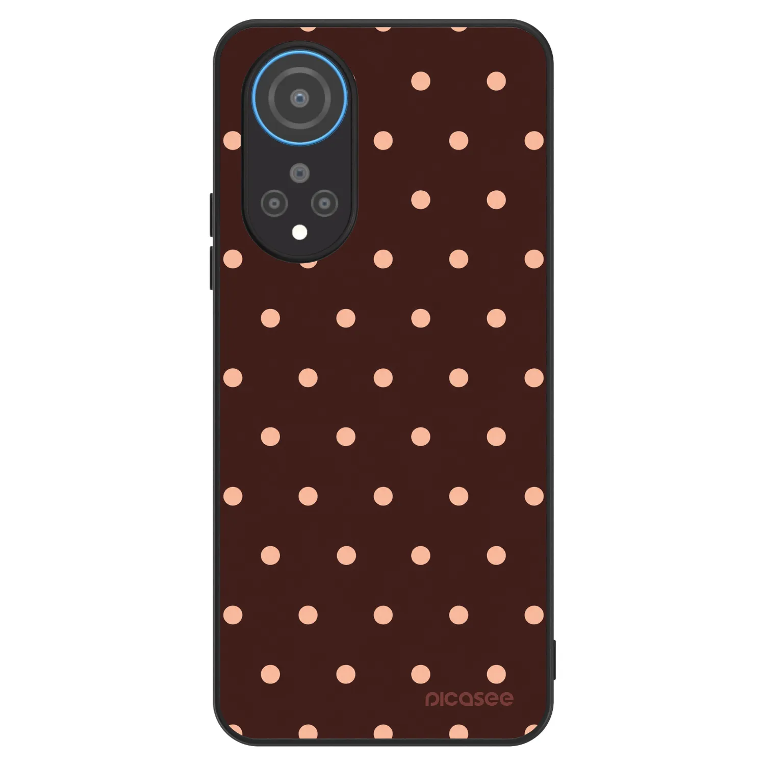 Picasee ULTIMATE CASE για Honor X7 - Peach Dots & Chocolate