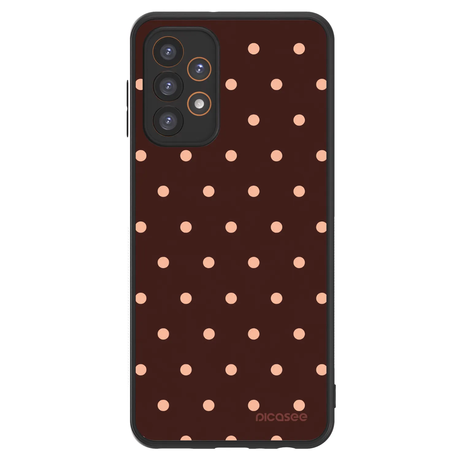 Picasee ULTIMATE CASE για Samsung Galaxy A23 A236B 5G - Peach Dots & Chocolate