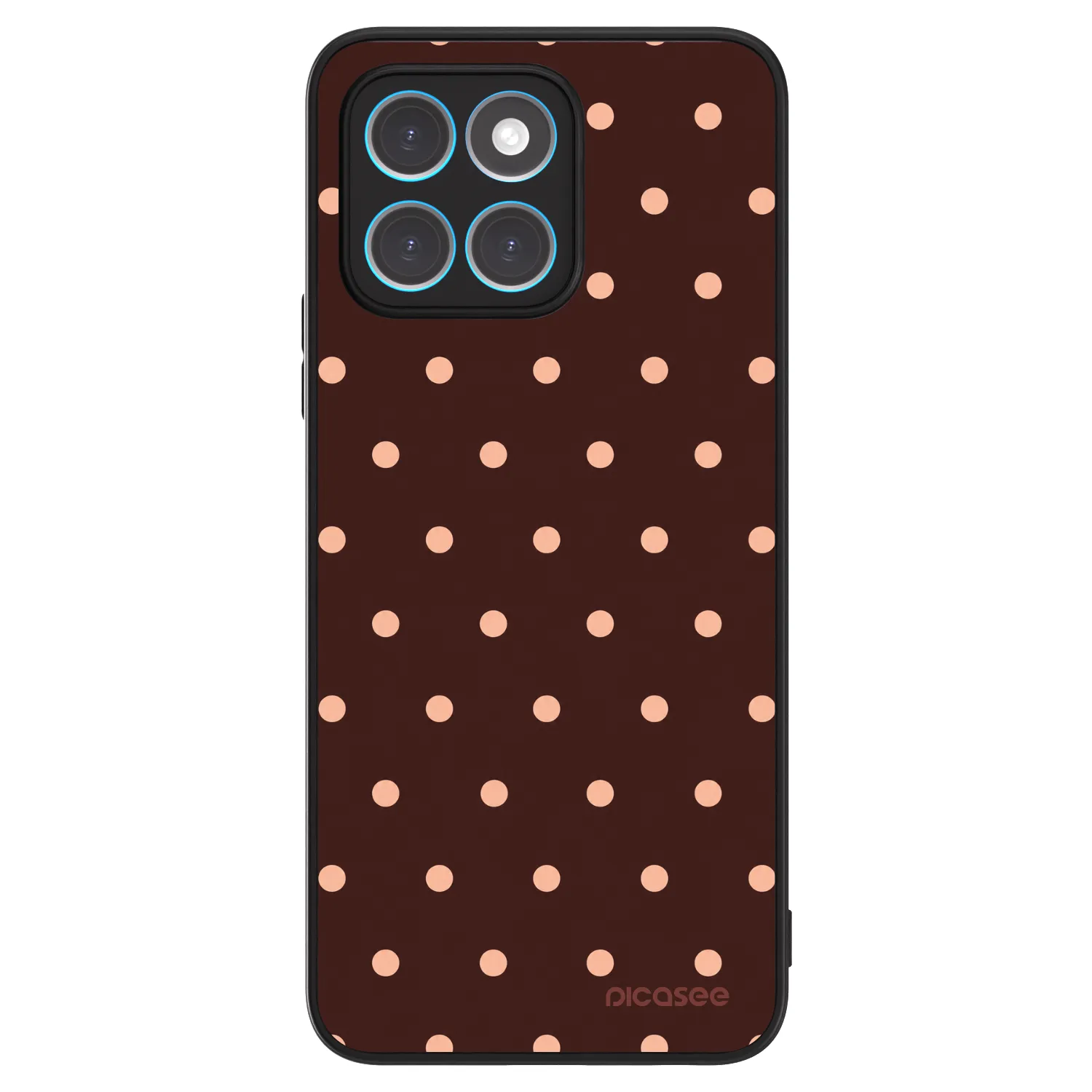 Picasee ULTIMATE CASE για Honor X8 5G - Peach Dots & Chocolate