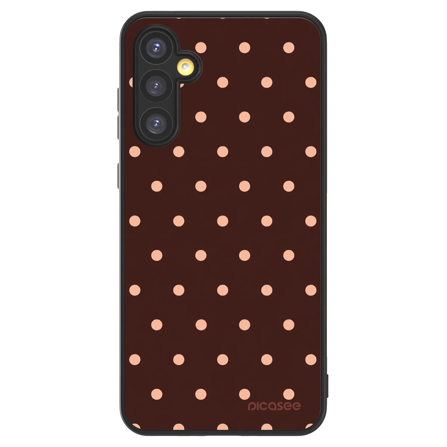Picasee ULTIMATE CASE για Samsung Galaxy A34 5G A346B - Peach Dots & Chocolate