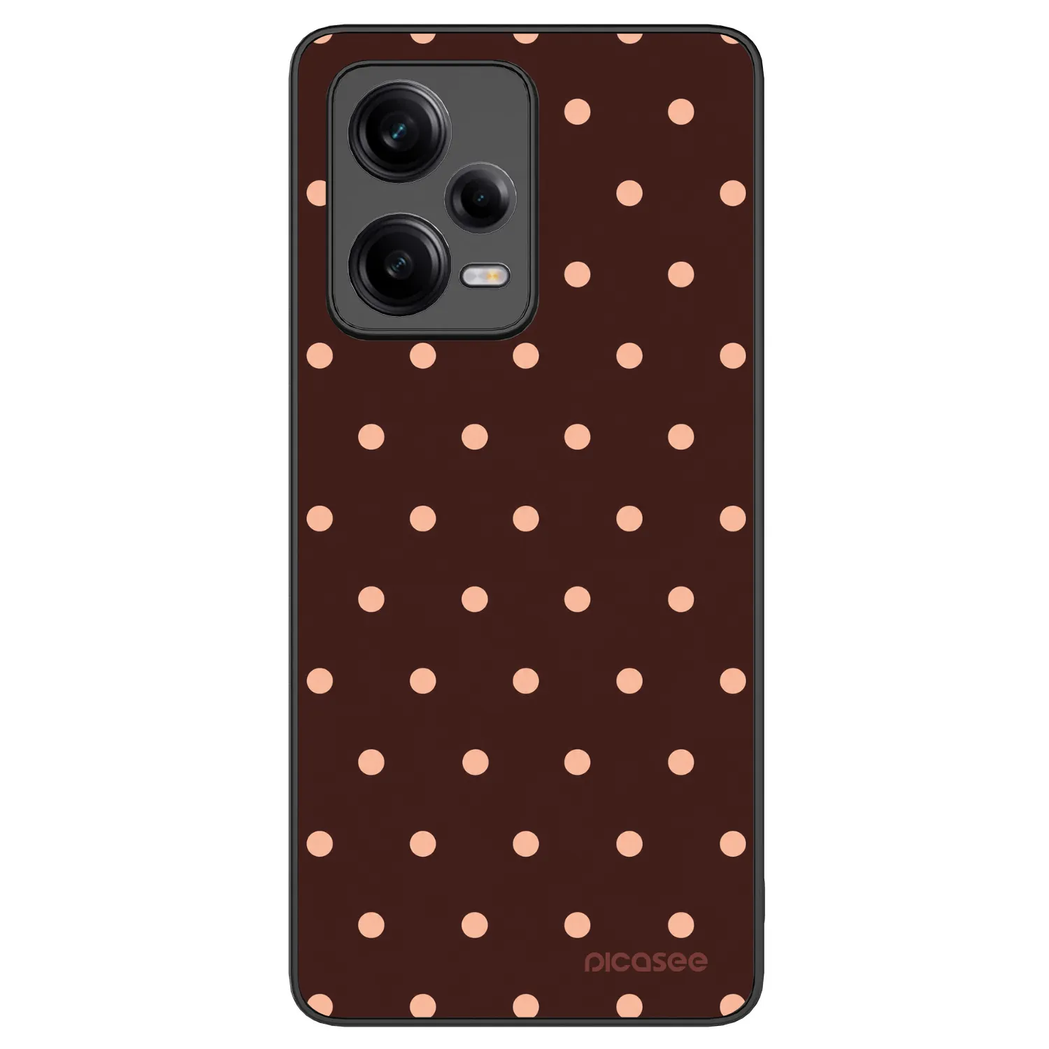 Picasee ULTIMATE CASE για Xiaomi Redmi Note 12 Pro 5G - Peach Dots & Chocolate