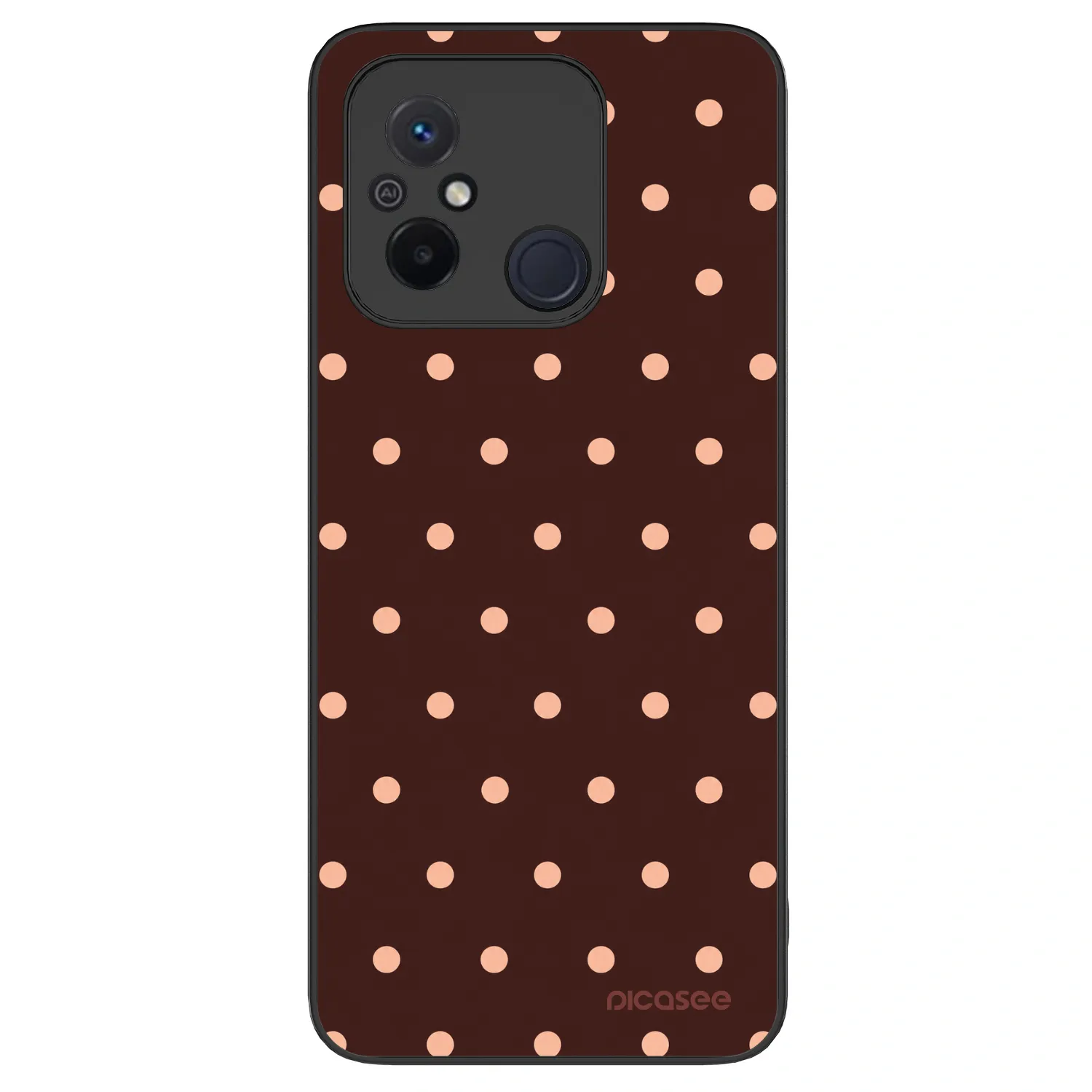 Picasee ULTIMATE CASE για Xiaomi Redmi 12C - Peach Dots & Chocolate