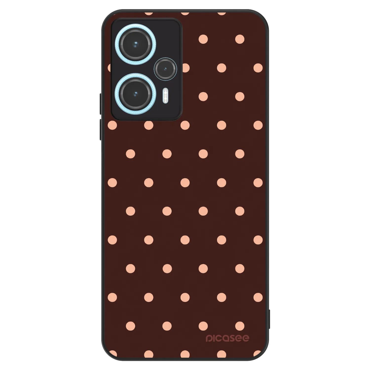 Picasee ULTIMATE CASE για Xiaomi Poco F5 - Peach Dots & Chocolate