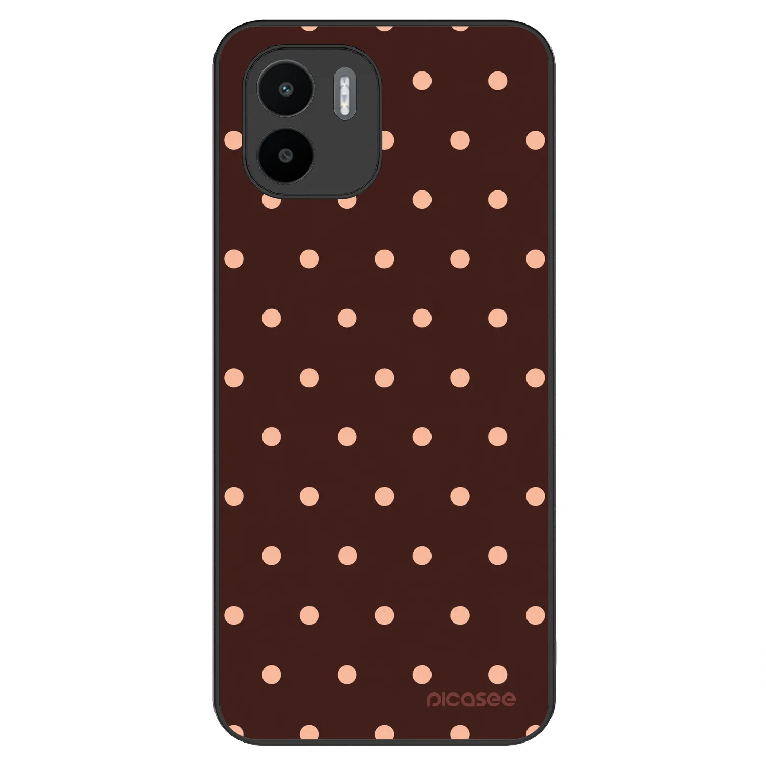 Picasee ULTIMATE CASE για Xiaomi Redmi A2 - Peach Dots & Chocolate
