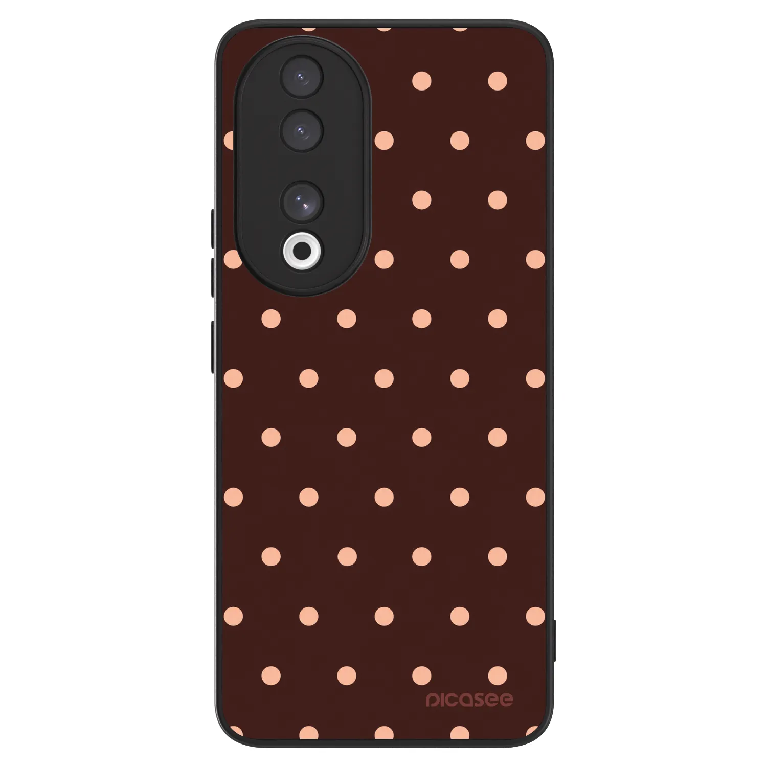 Picasee ULTIMATE CASE για Honor 90 5G - Peach Dots & Chocolate