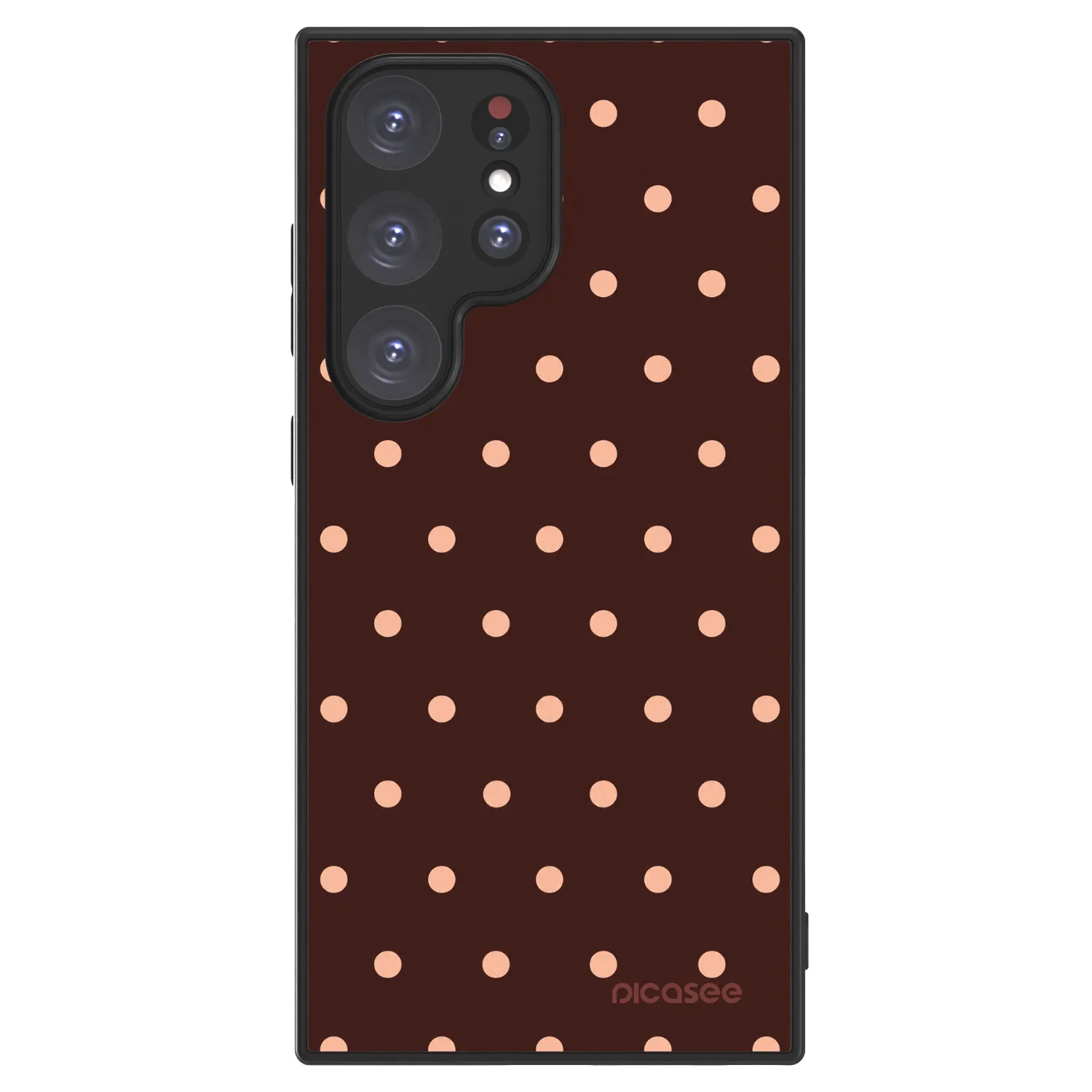 Picasee ULTIMATE CASE για Samsung Galaxy S24 Ultra S928B 5G - Peach Dots & Chocolate