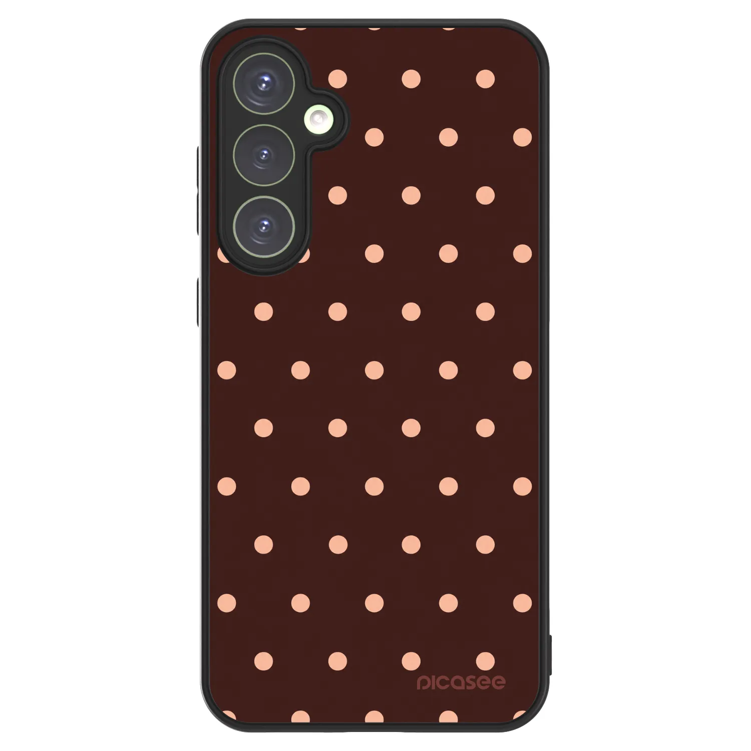 Picasee ULTIMATE CASE PowerShare για Samsung Galaxy S23 FE S711B - Peach Dots & Chocolate