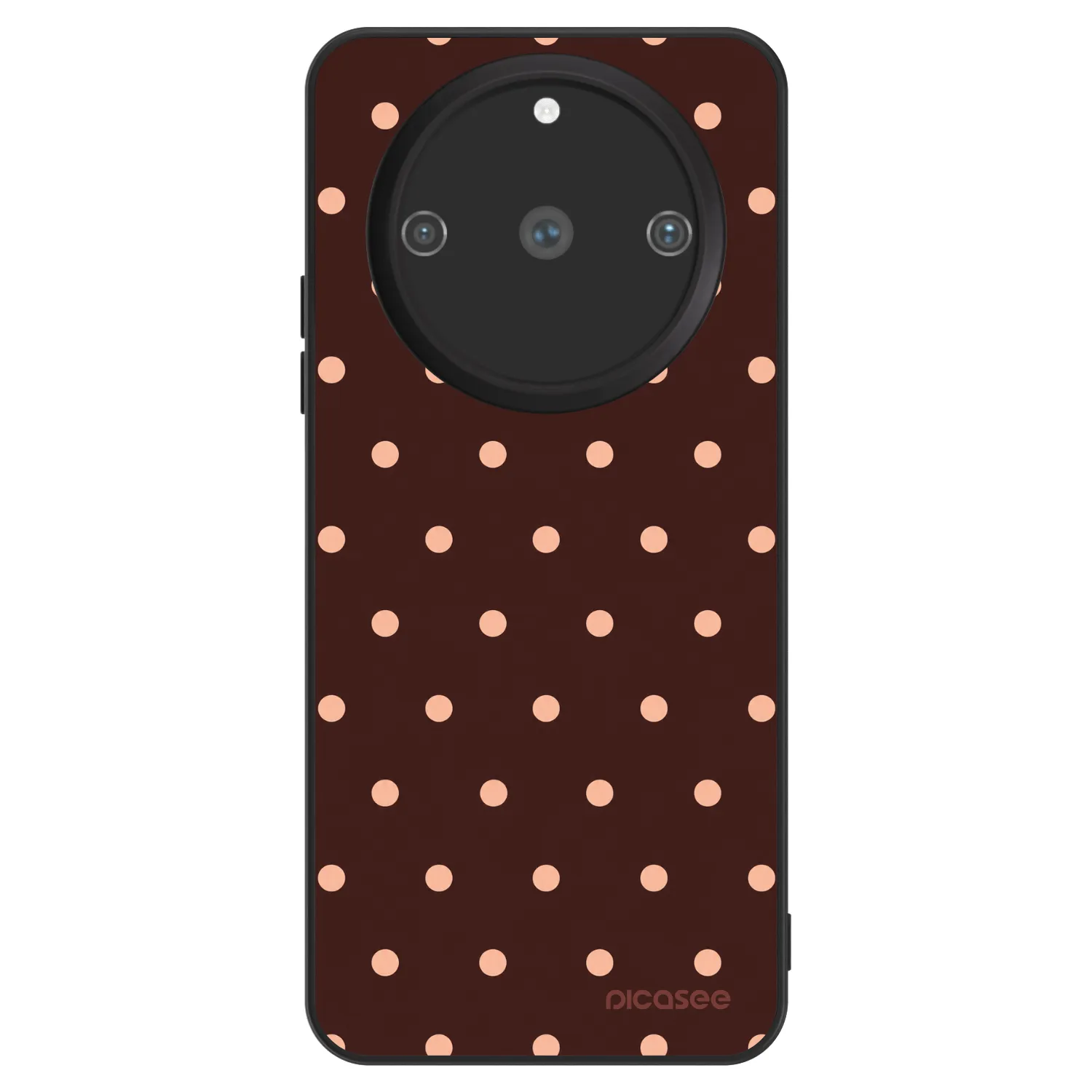 Picasee ULTIMATE CASE για Realme 11 Pro+ - Peach Dots & Chocolate