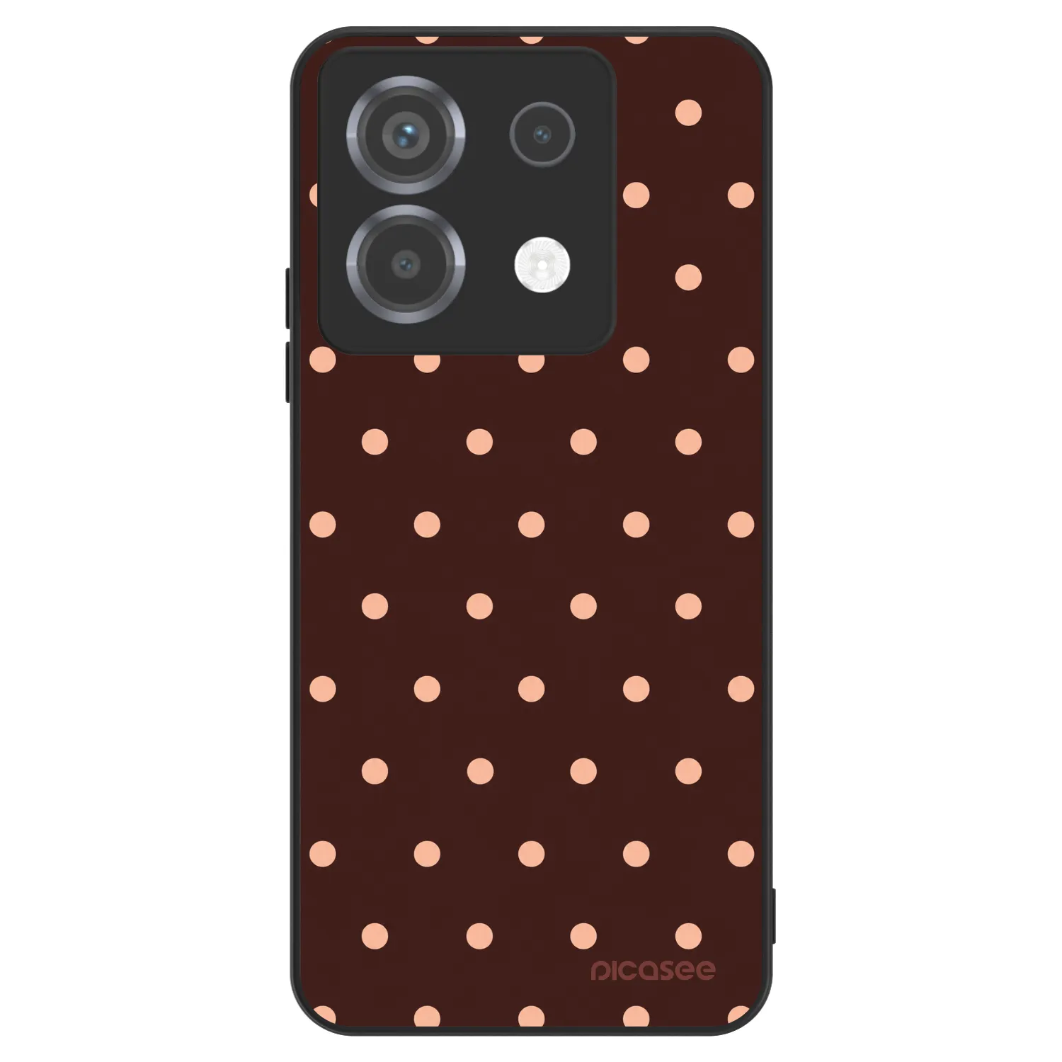 Picasee ULTIMATE CASE για Xiaomi Poco X6 - Peach Dots & Chocolate