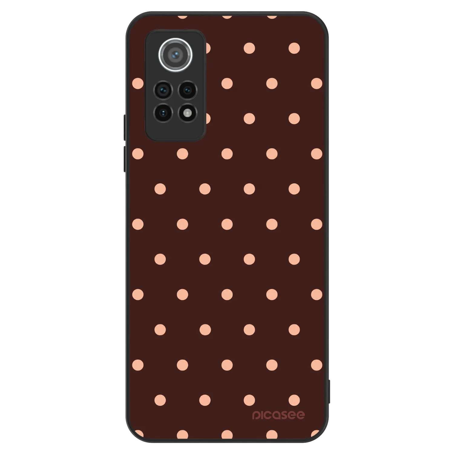 Picasee ULTIMATE CASE για Xiaomi Redmi Note 12 Pro 4G - Peach Dots & Chocolate