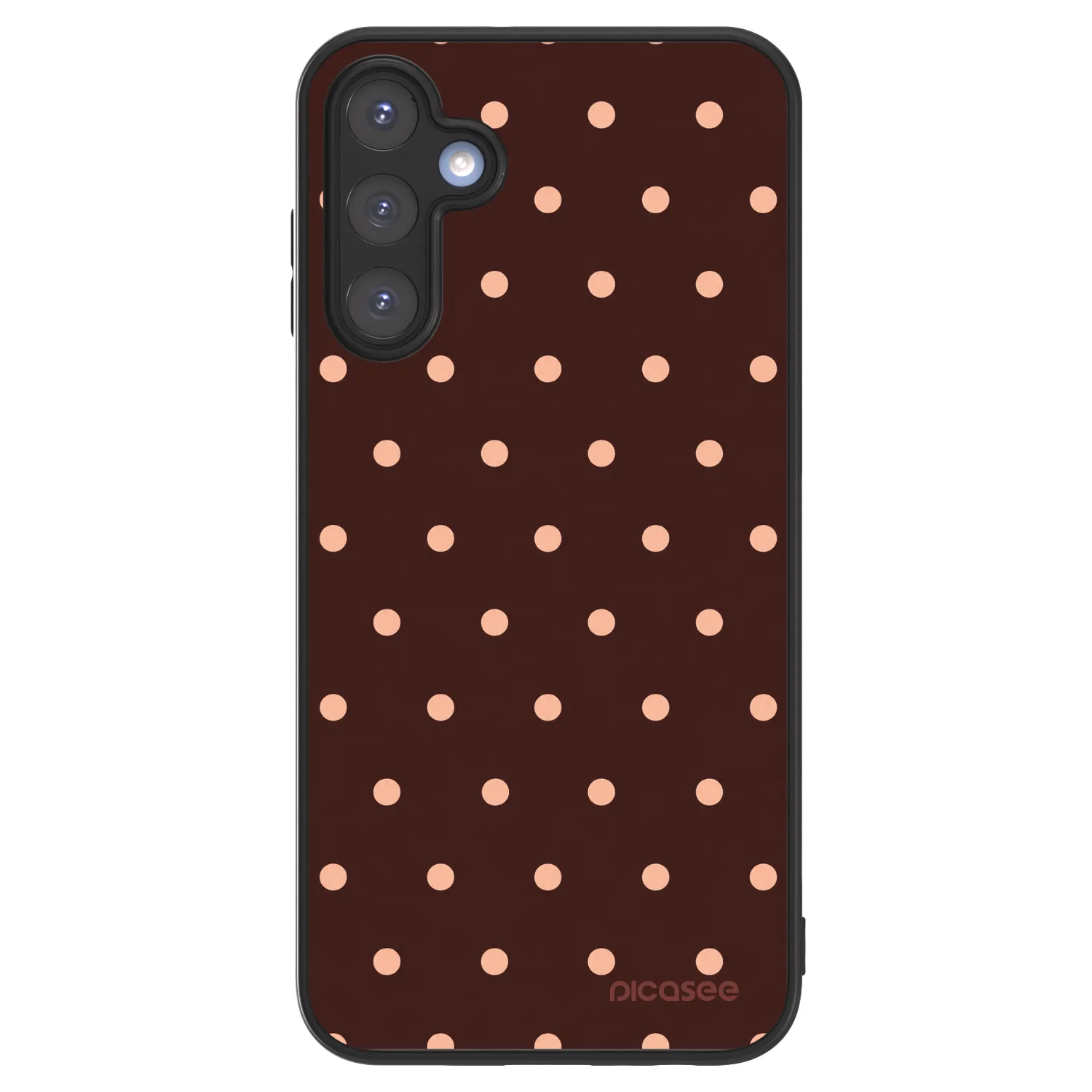 Picasee ULTIMATE CASE για Samsung Galaxy A15 A156B 5G - Peach Dots & Chocolate