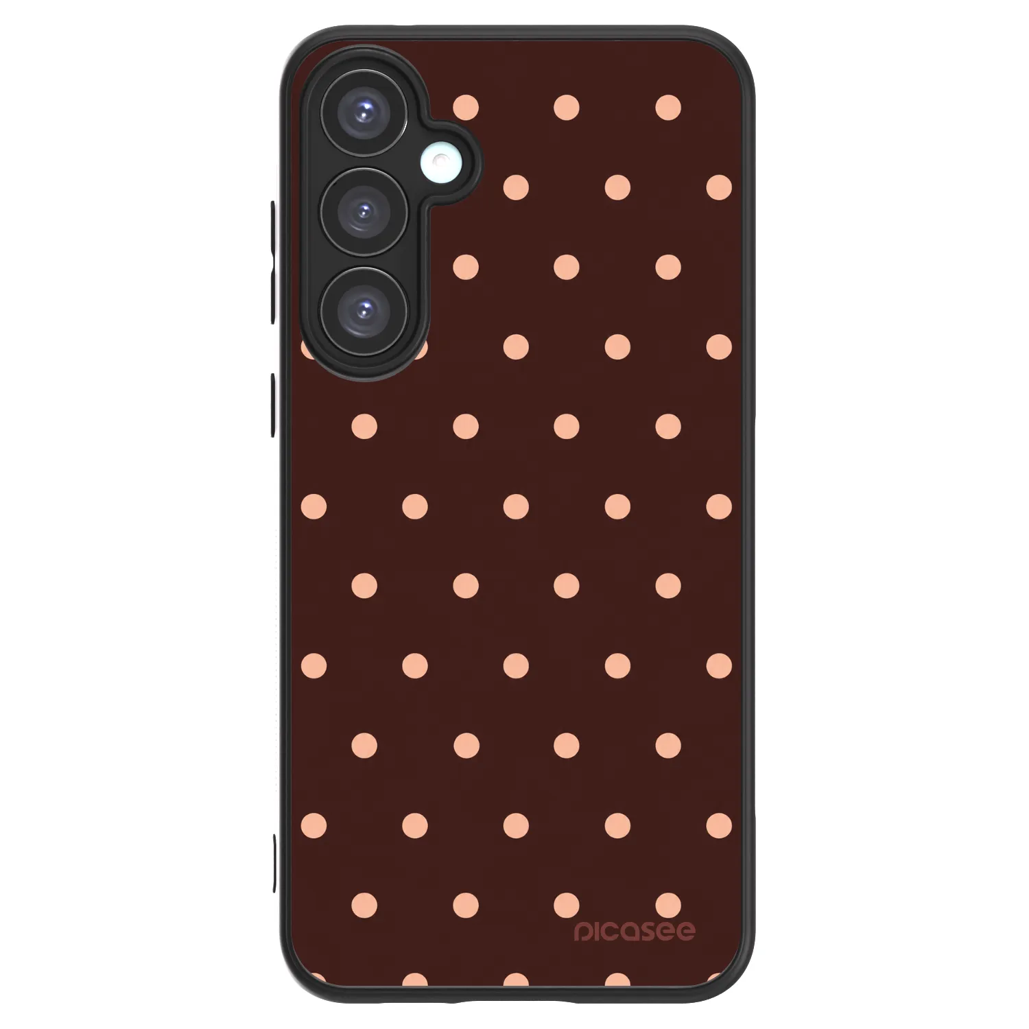 Picasee ULTIMATE CASE για Samsung Galaxy A55 5G A556B - Peach Dots & Chocolate