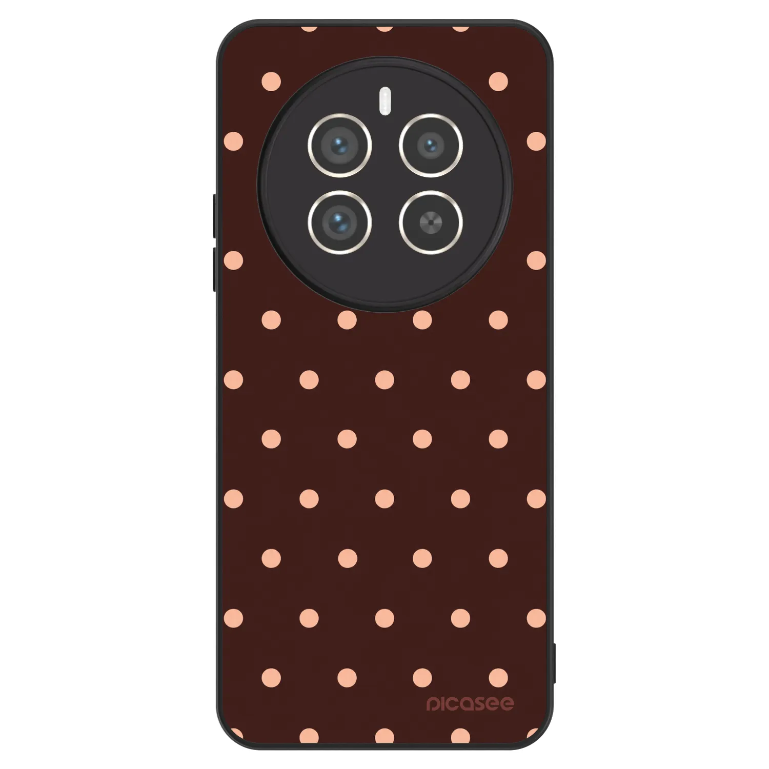 Picasee ULTIMATE CASE για Realme 12 Pro 5G - Peach Dots & Chocolate