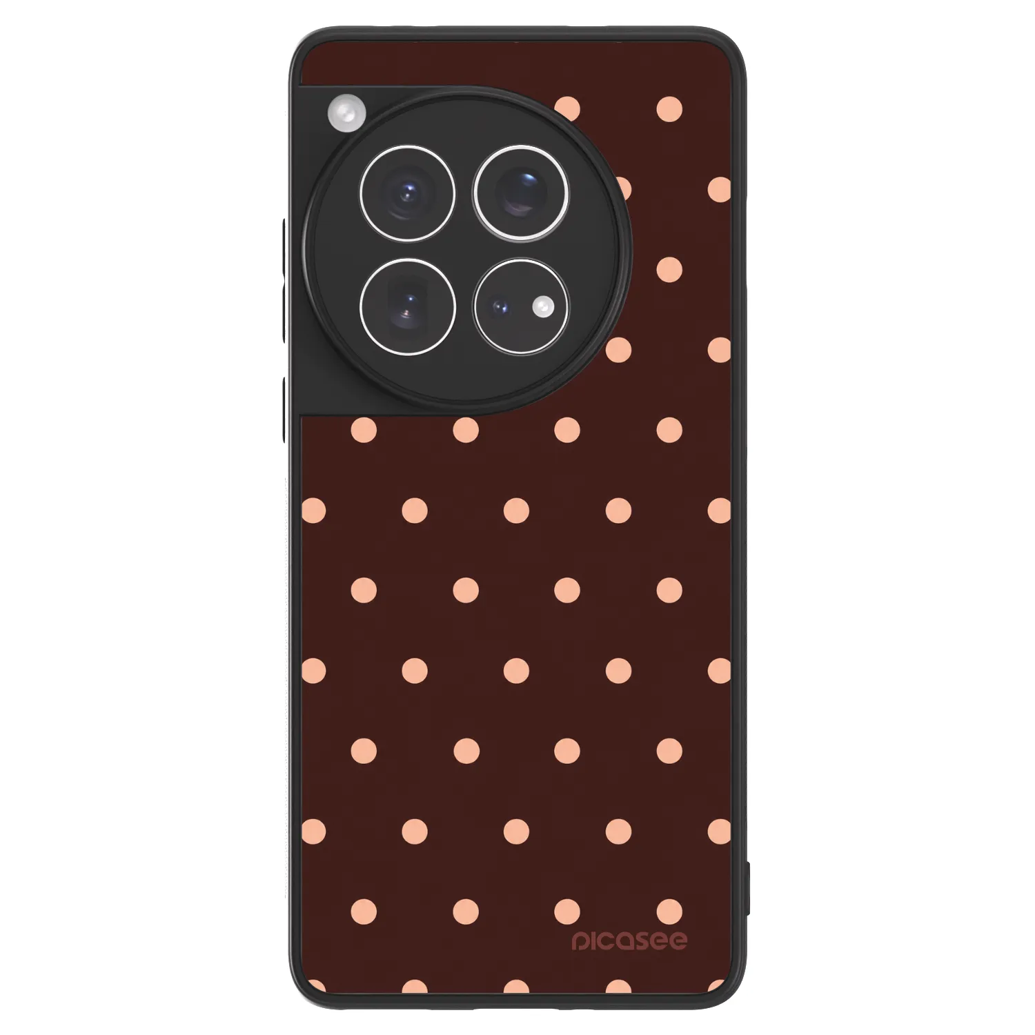 Picasee ULTIMATE CASE για OnePlus 12 5G - Peach Dots & Chocolate