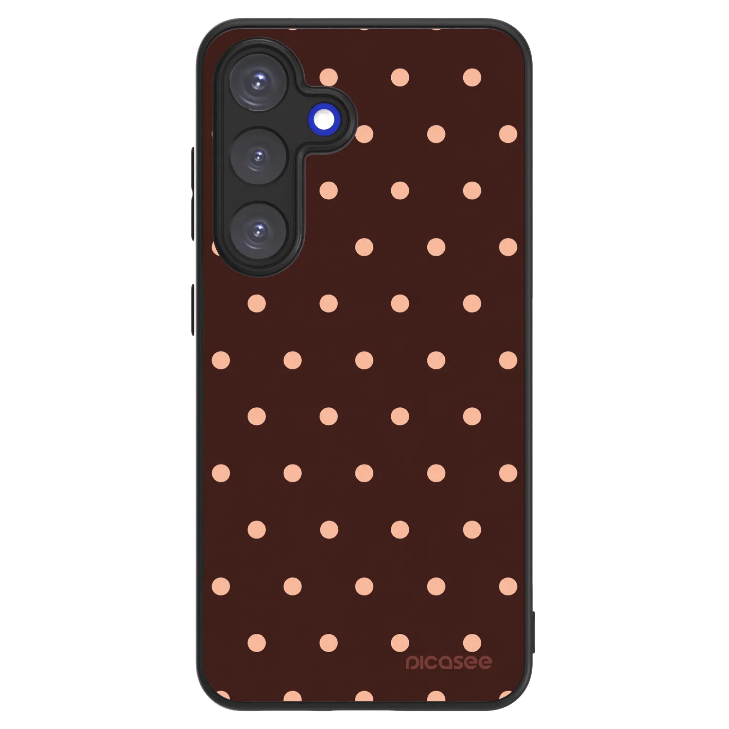 Picasee ULTIMATE CASE PowerShare για Samsung Galaxy S25 5G - Peach Dots & Chocolate