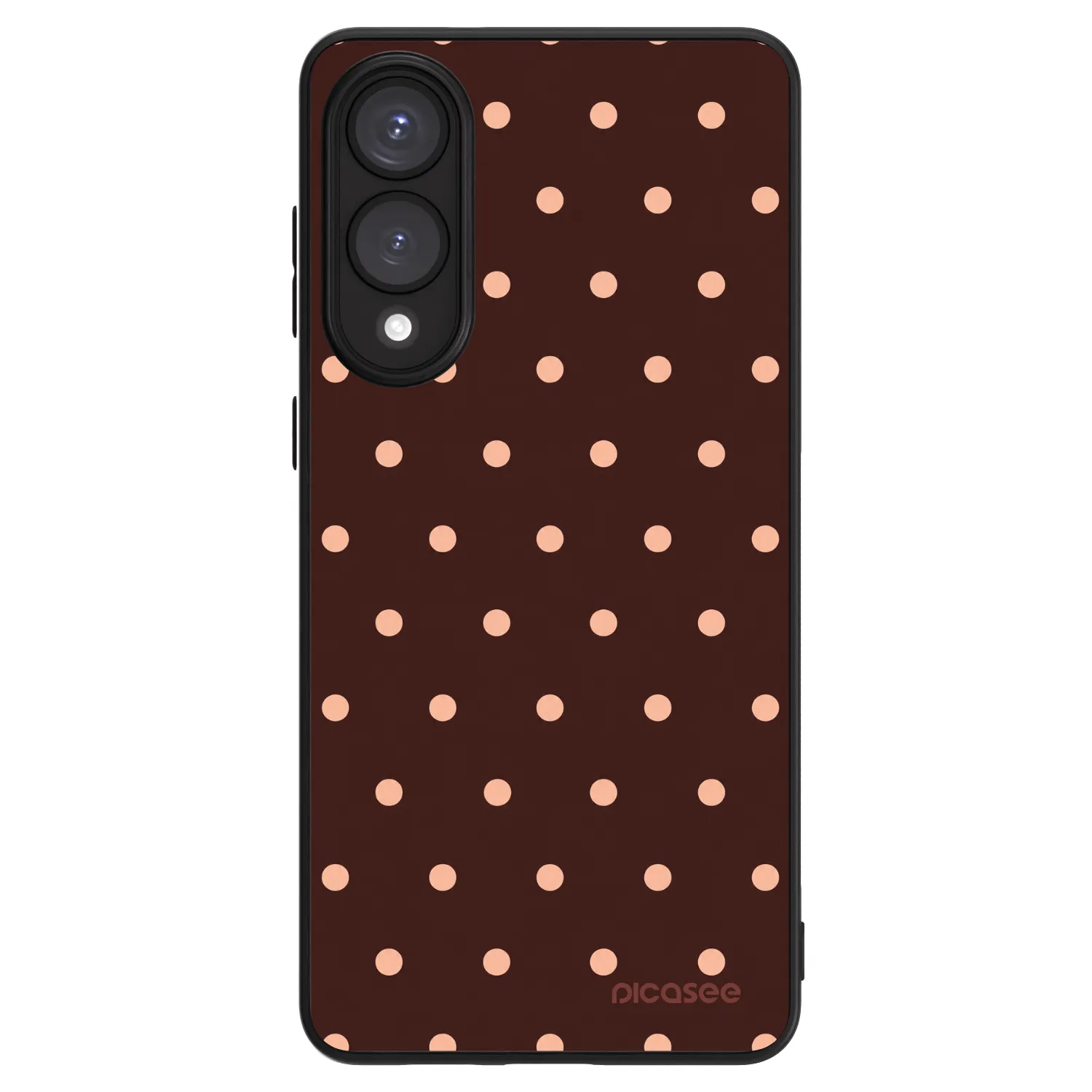 Picasee ULTIMATE CASE PowerShare για Samsung Galaxy S25 Edge 5G - Peach Dots & Chocolate