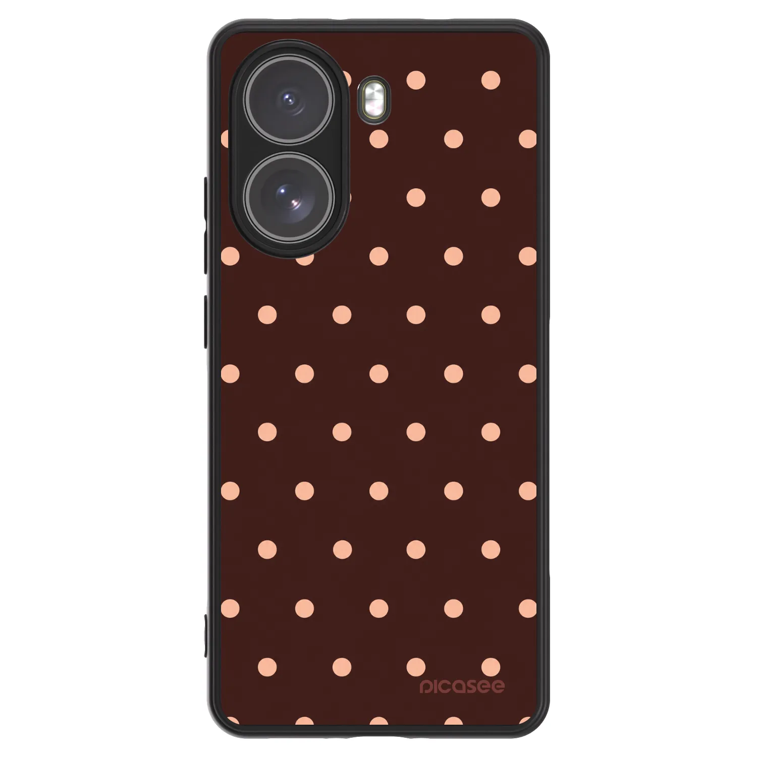 Picasee ULTIMATE CASE για Xiaomi Poco X7 Pro 5G - Peach Dots & Chocolate