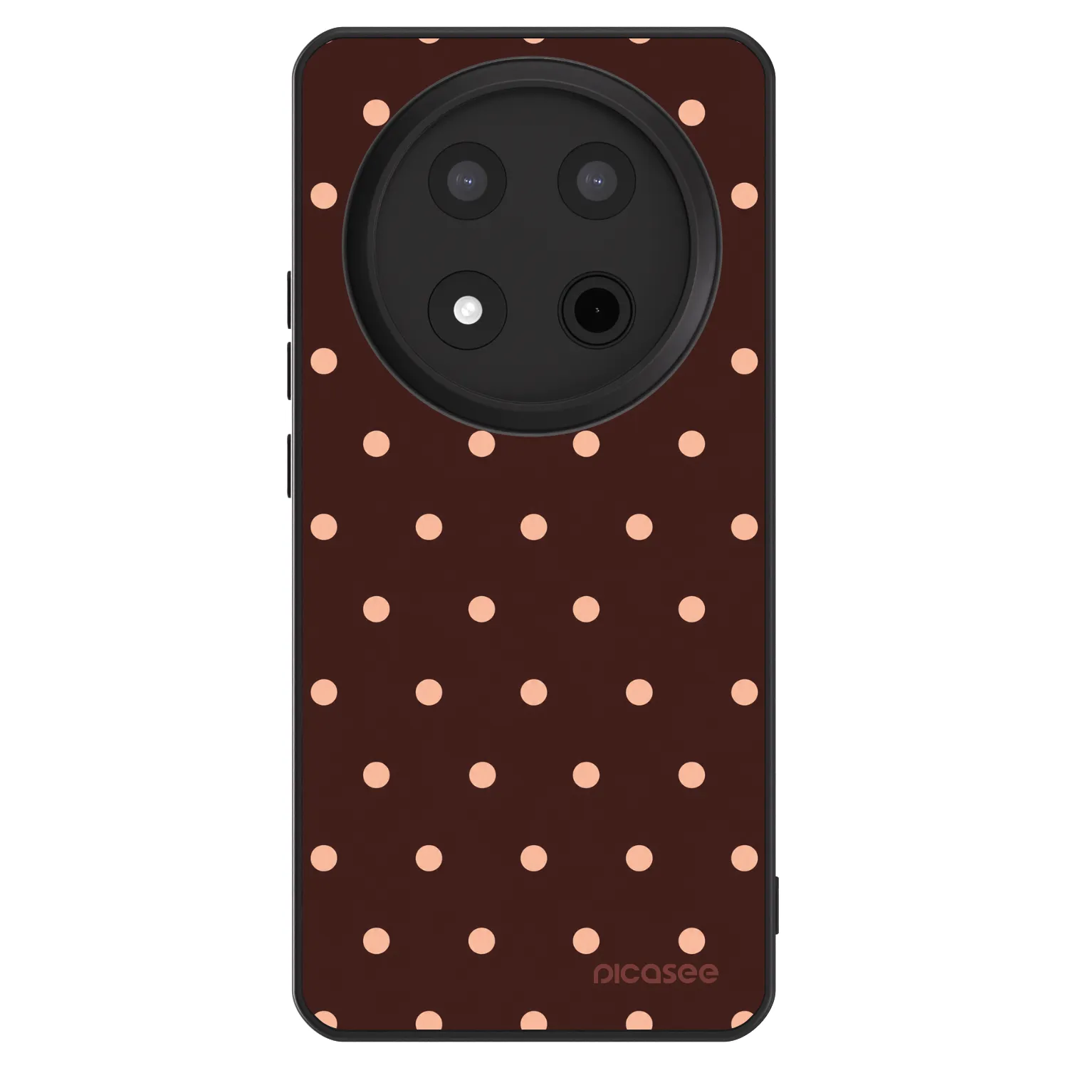 Picasee ULTIMATE CASE για Honor Magic7 Lite 5G - Peach Dots & Chocolate