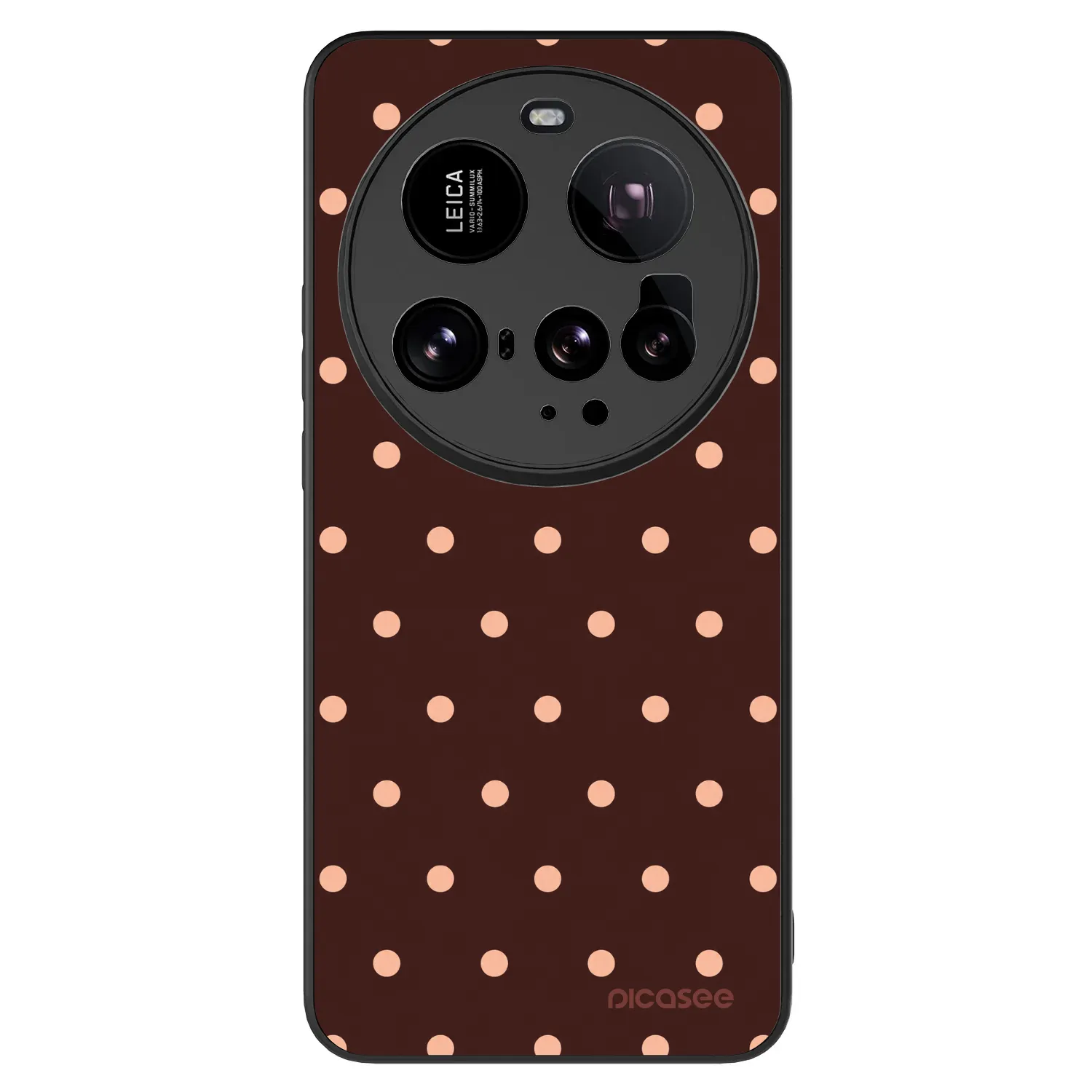 Picasee ULTIMATE CASE για Xiaomi 15 Ultra - Peach Dots & Chocolate