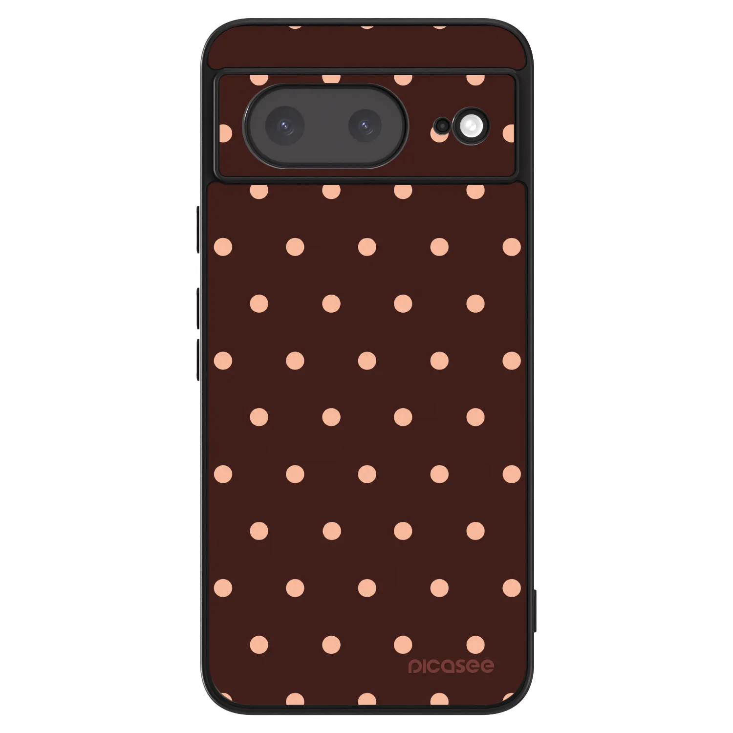 Picasee ULTIMATE CASE για Google Pixel 8a - Peach Dots & Chocolate