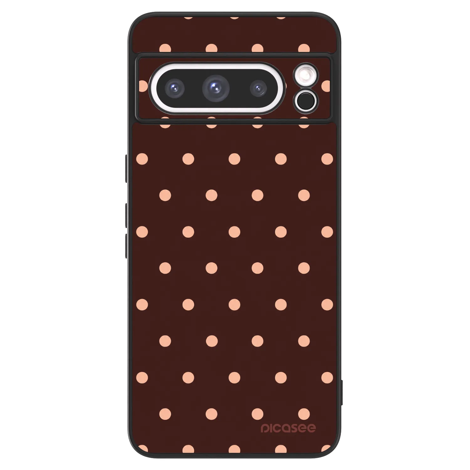 Picasee ULTIMATE CASE για Google Pixel 8 Pro - Peach Dots & Chocolate