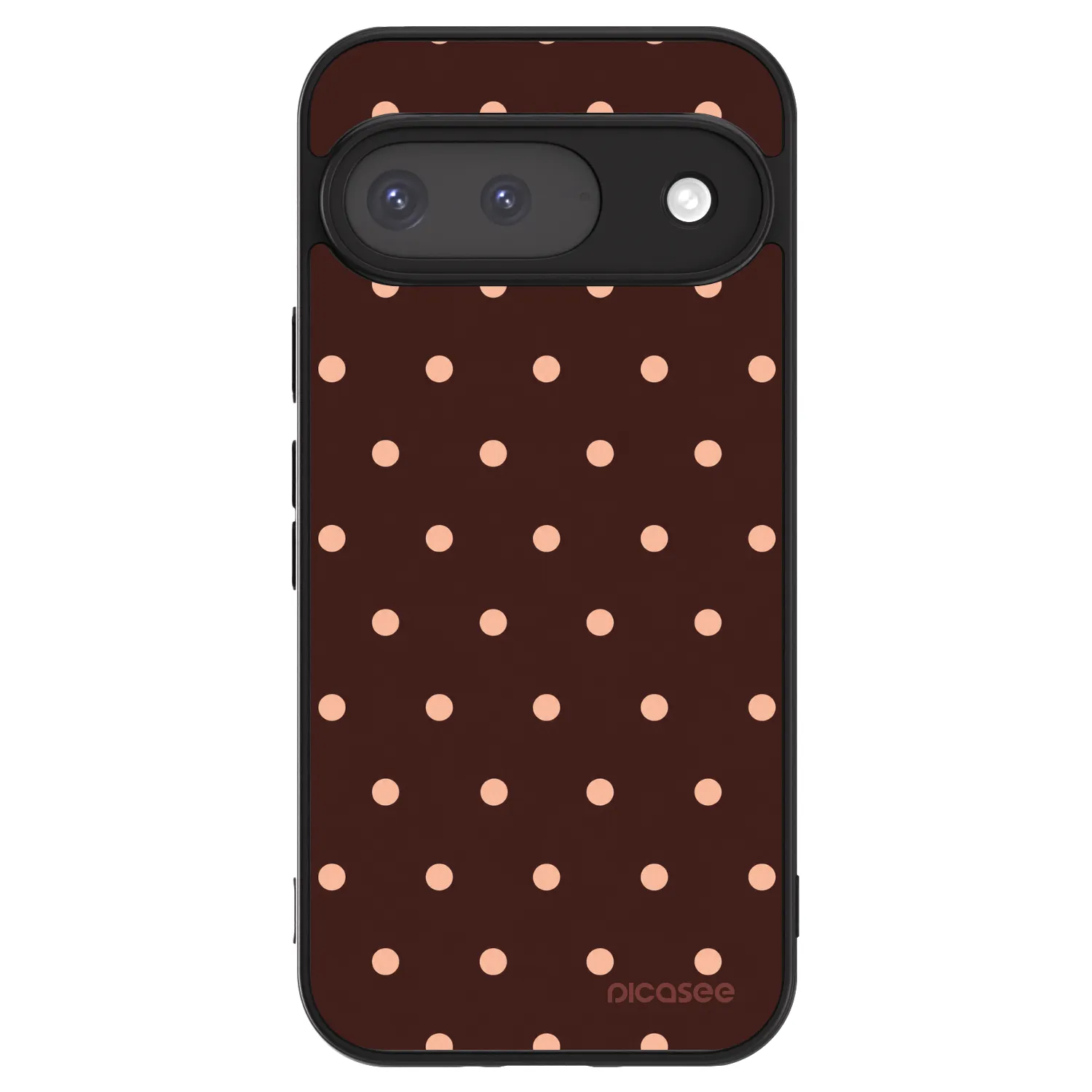 Picasee ULTIMATE CASE για Google Pixel 9 - Peach Dots & Chocolate