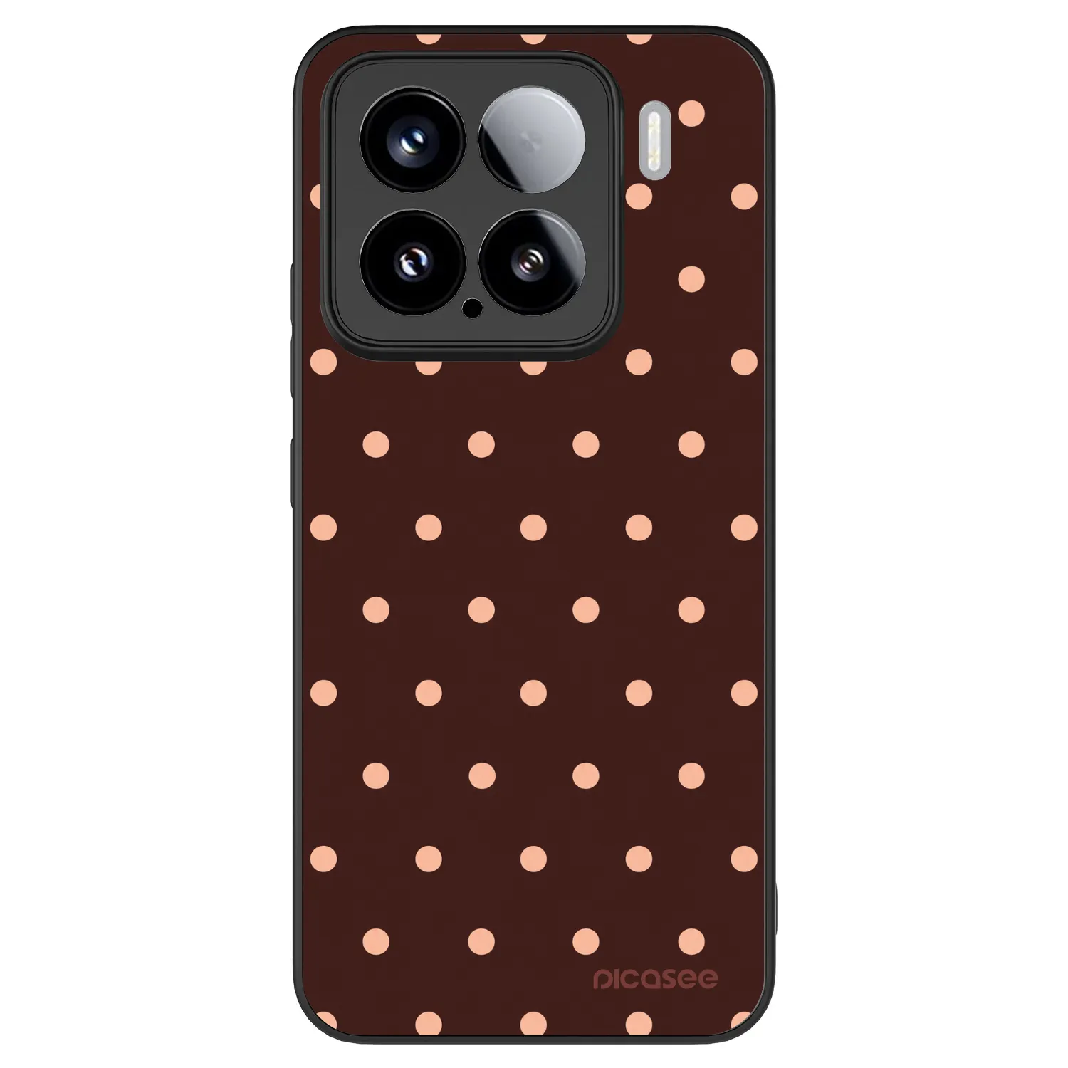 Picasee ULTIMATE CASE για Xiaomi 15 - Peach Dots & Chocolate