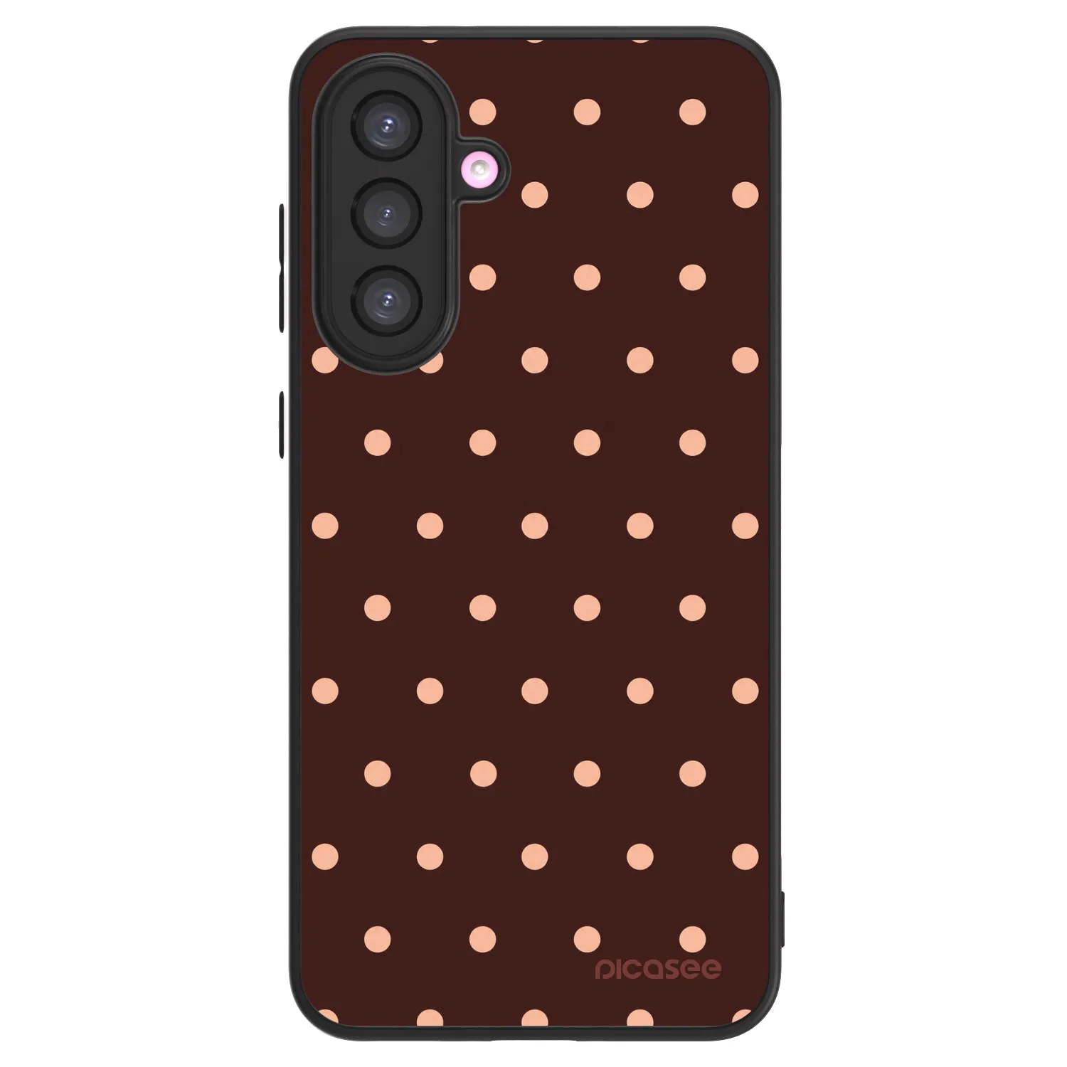 Picasee ULTIMATE CASE για Samsung Galaxy A56 5G A566B - Peach Dots & Chocolate