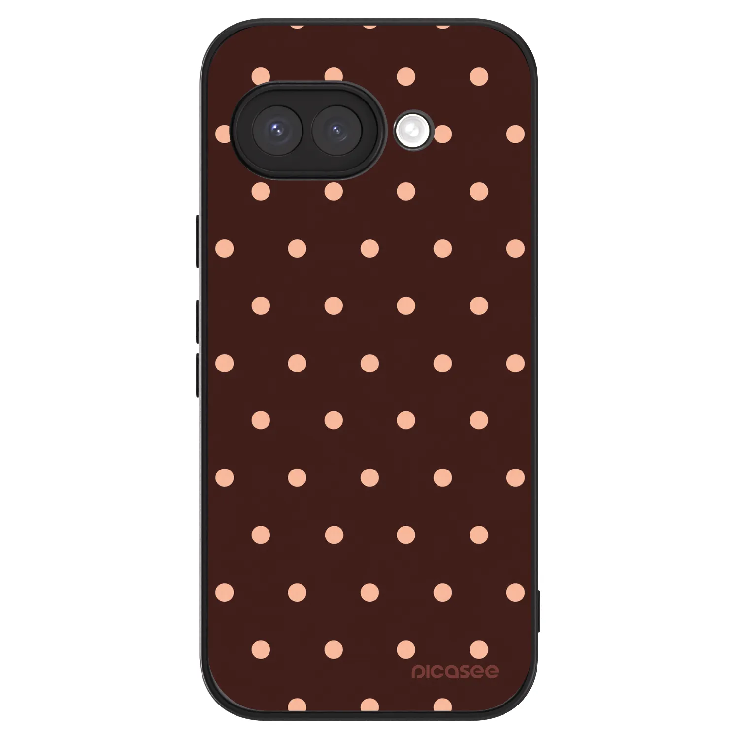 Picasee ULTIMATE CASE για Google Pixel 9a - Peach Dots & Chocolate
