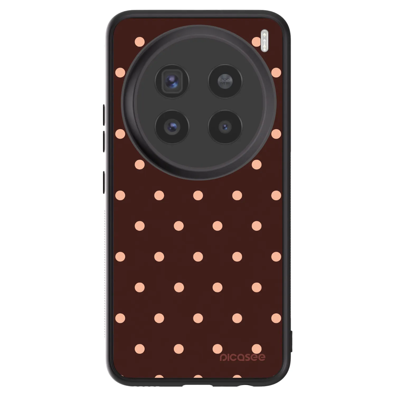 Picasee ULTIMATE CASE για Vivo X200 Pro - Peach Dots & Chocolate