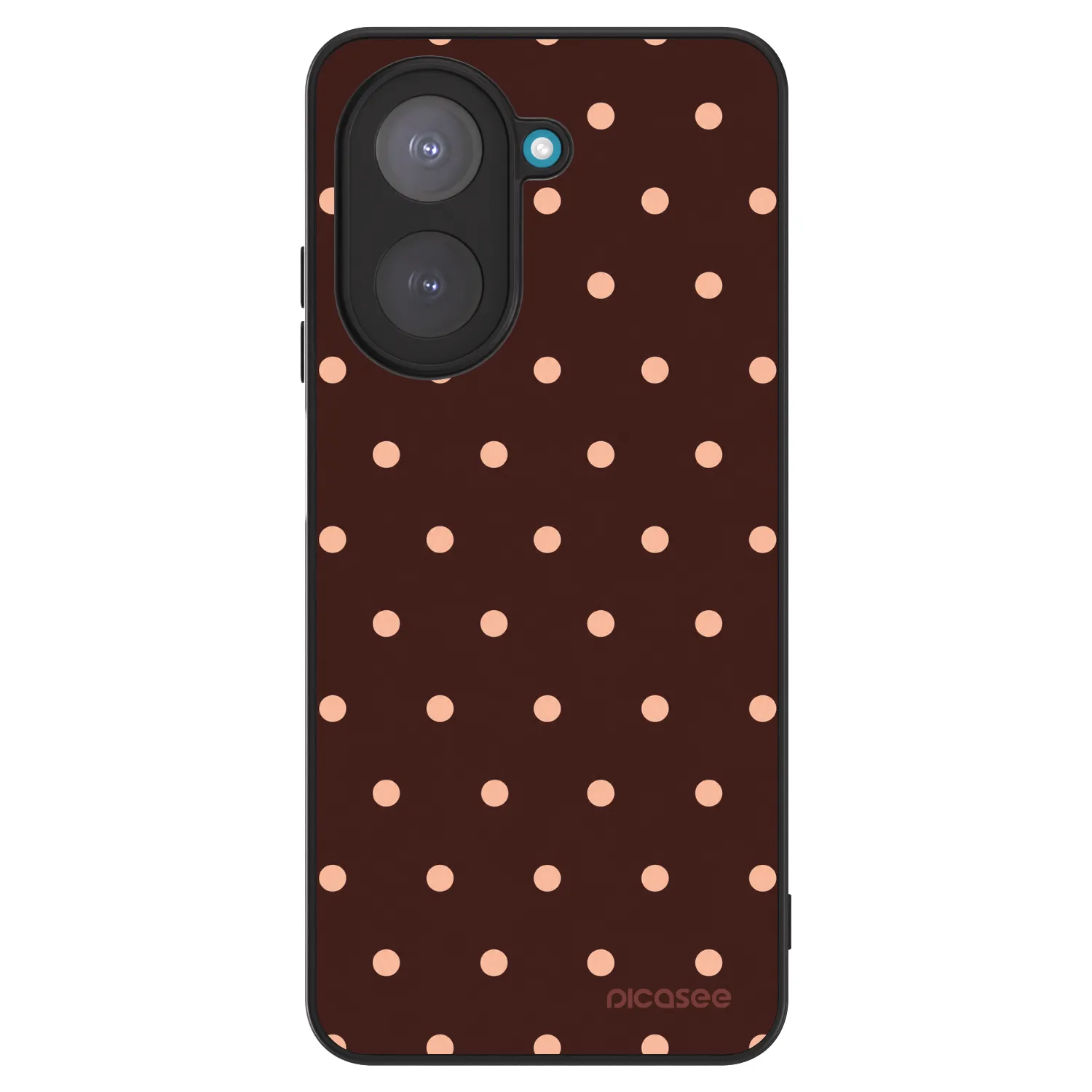 Picasee ULTIMATE CASE για Xiaomi Redmi A5 - Peach Dots & Chocolate