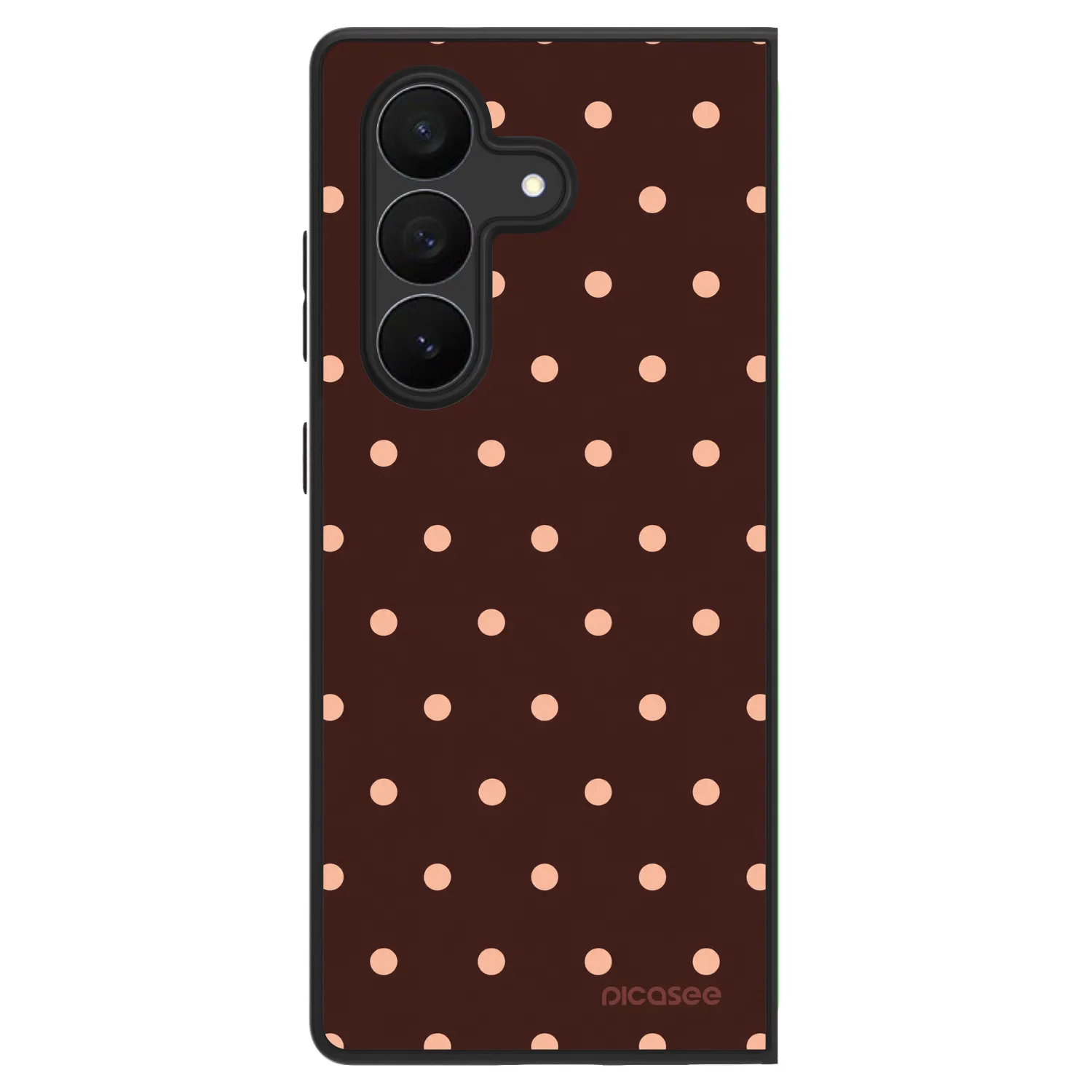 Picasee ULTIMATE CASE για Samsung Galaxy Z Fold7 5G - Peach Dots & Chocolate