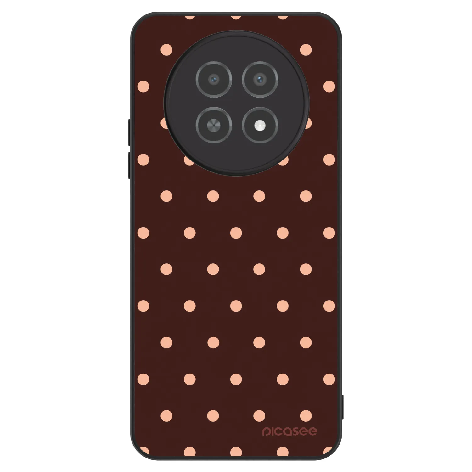 Picasee ULTIMATE CASE για Realme 12X - Peach Dots & Chocolate