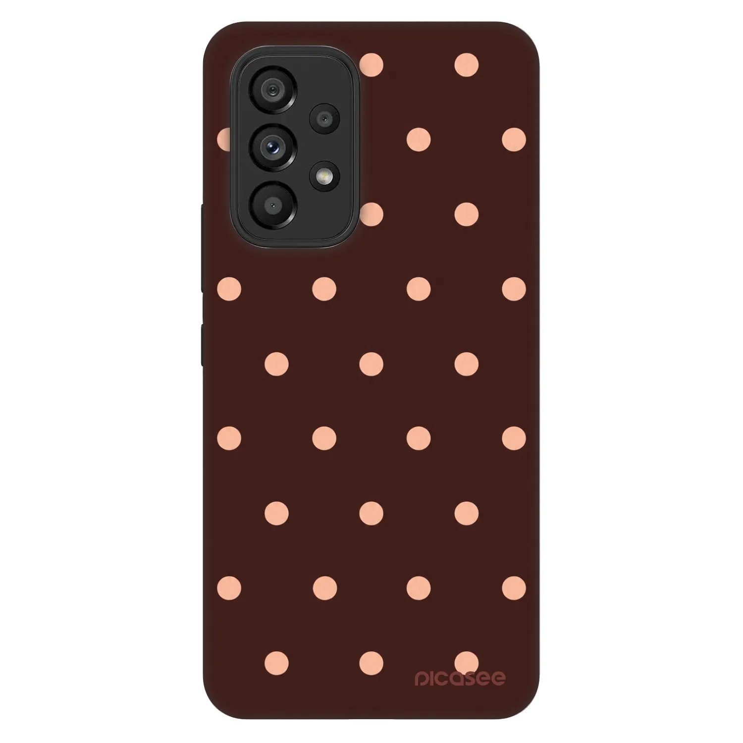 Picasee Fashion Case για Samsung Galaxy A53 5G A536 - Peach Dots & Chocolate